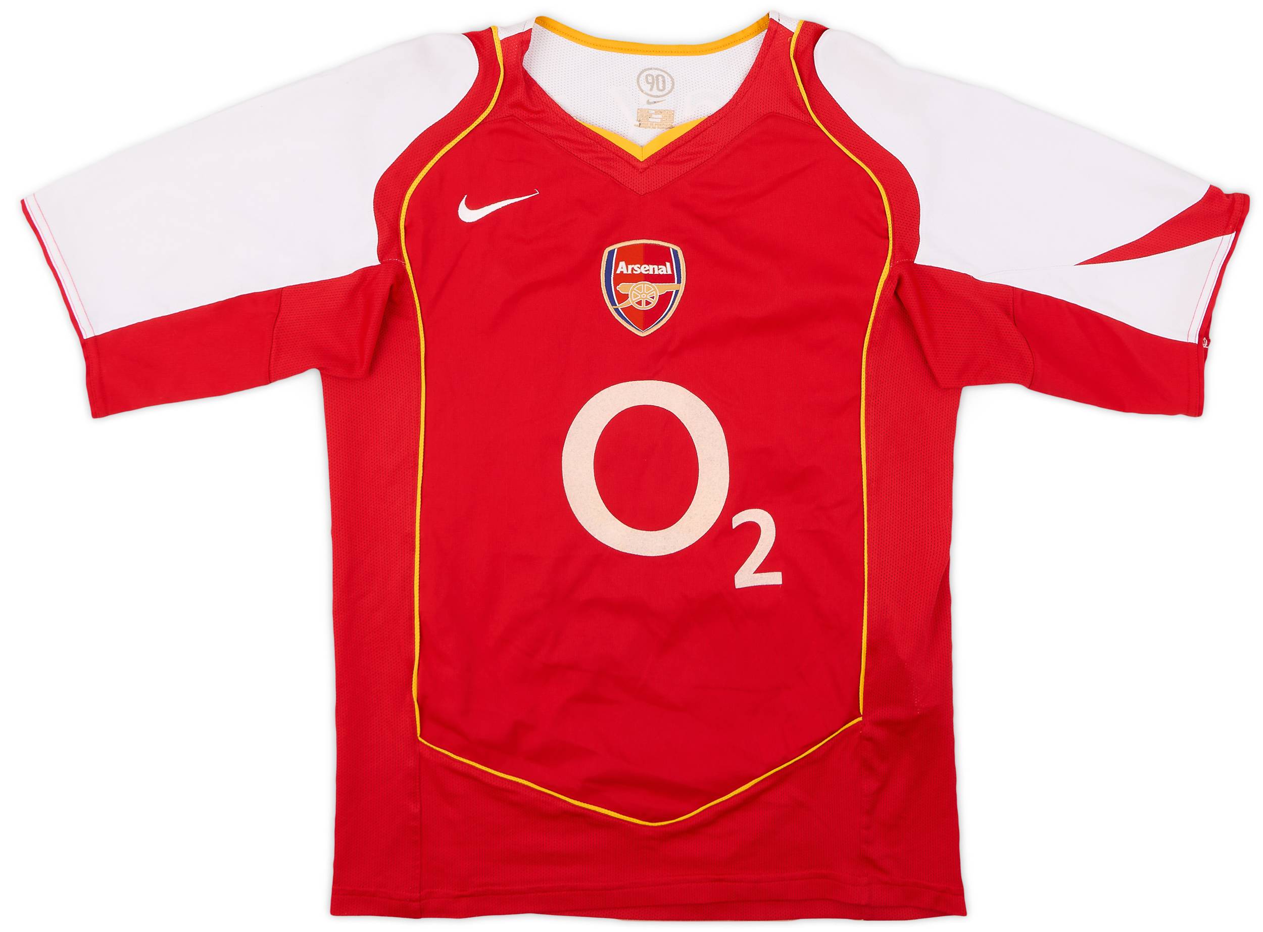 2004-05 Arsenal Home Shirt Bergkamp #10 - 7/10 - (S)