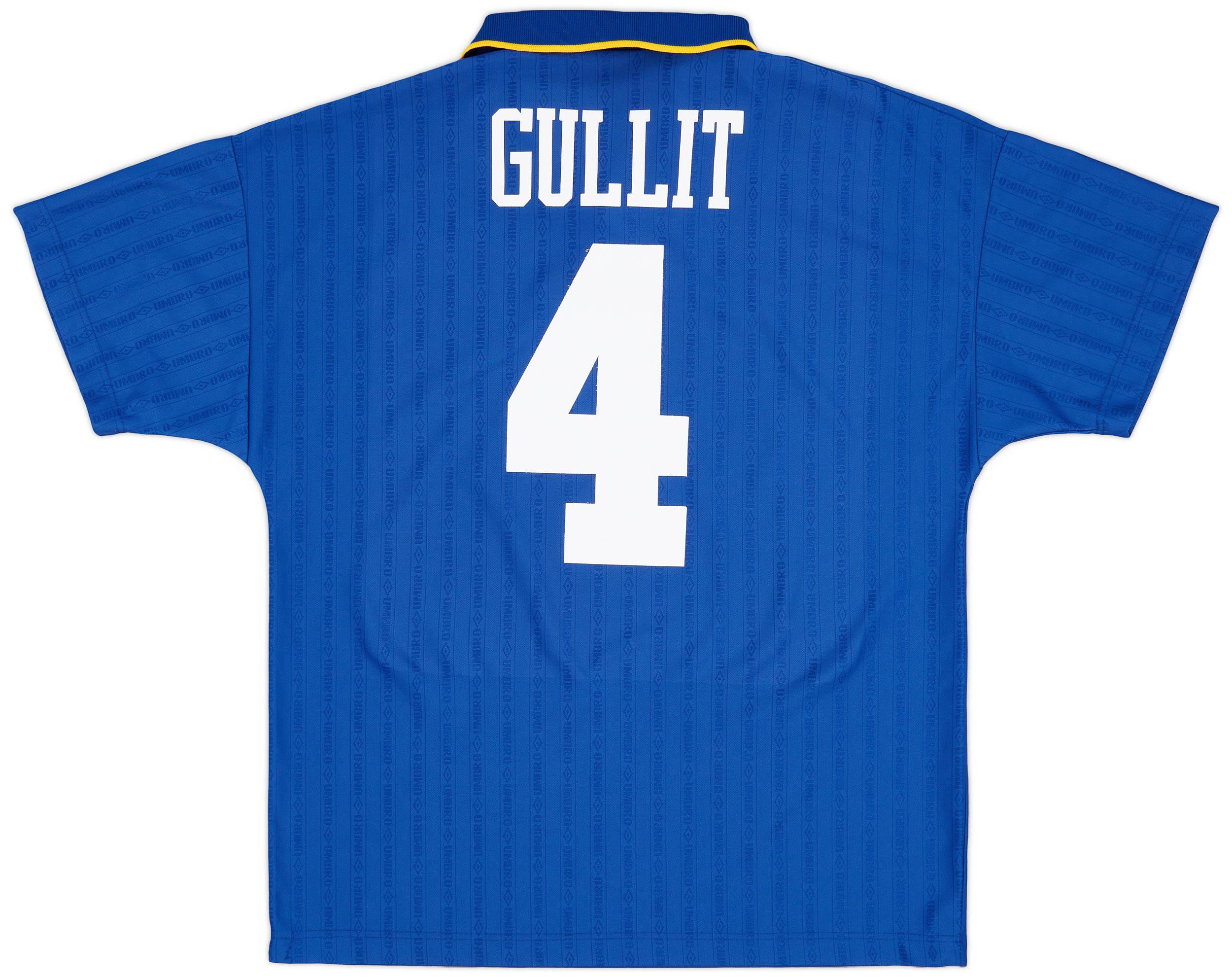 1995-97 Chelsea Home Shirt Gullit #4 - 8/10 - (L)