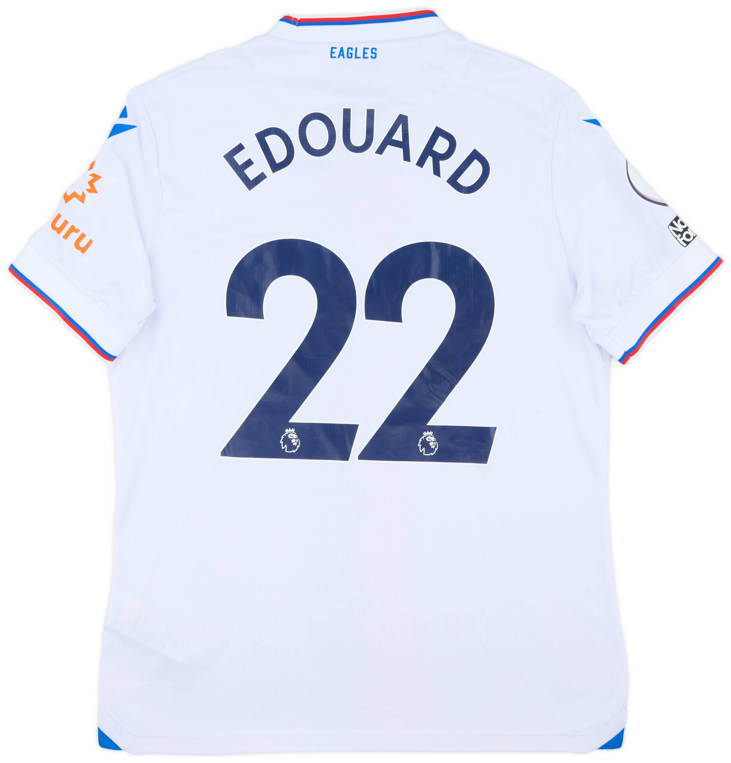 2022-23 Crystal Palace Match Issue Away Shirt Edouard #22