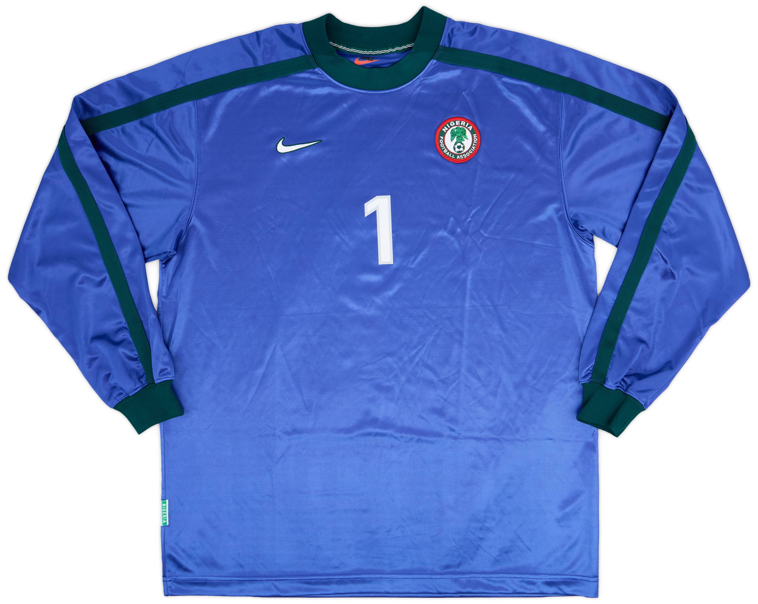 1998-00 Nigeria Player Issue GK Shirt #1 - 9/10 - (XL)