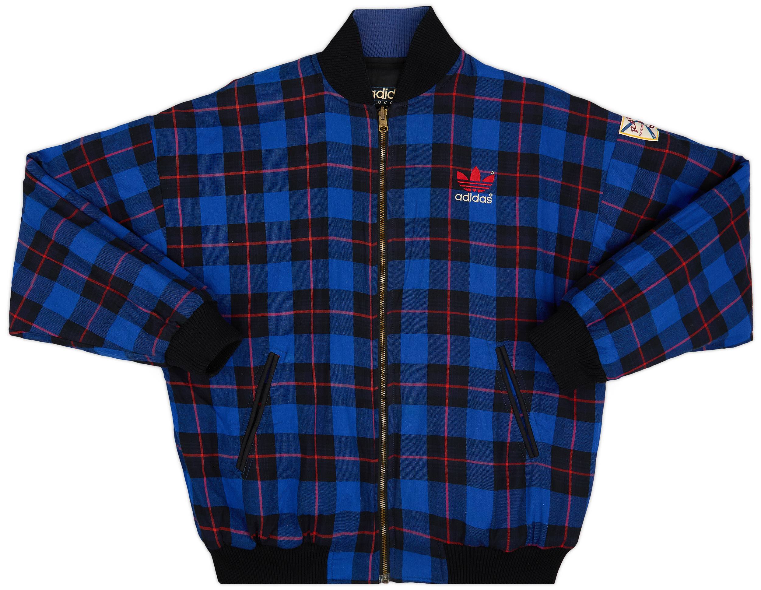 Adidas tartan jacket shop