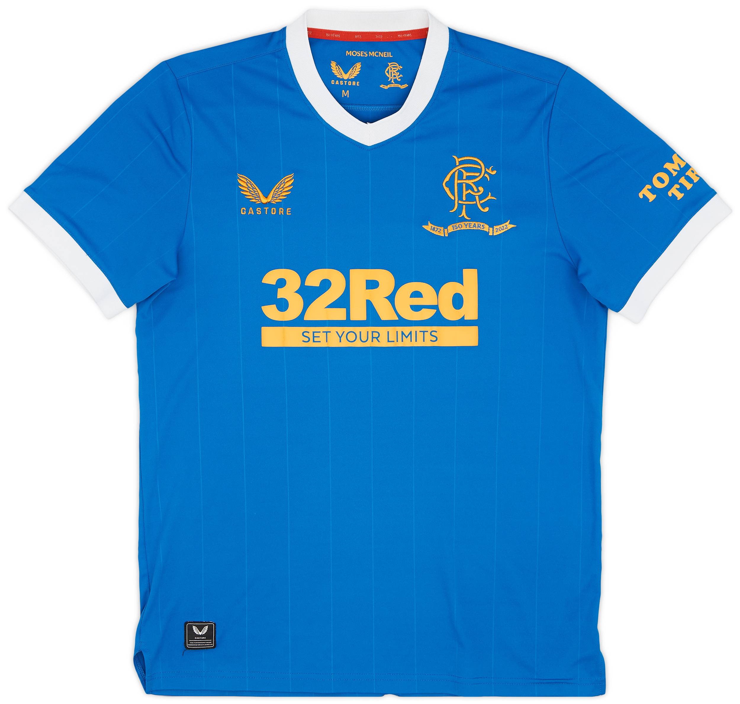 2021-22 Rangers Home Shirt - 8/10 - (M)