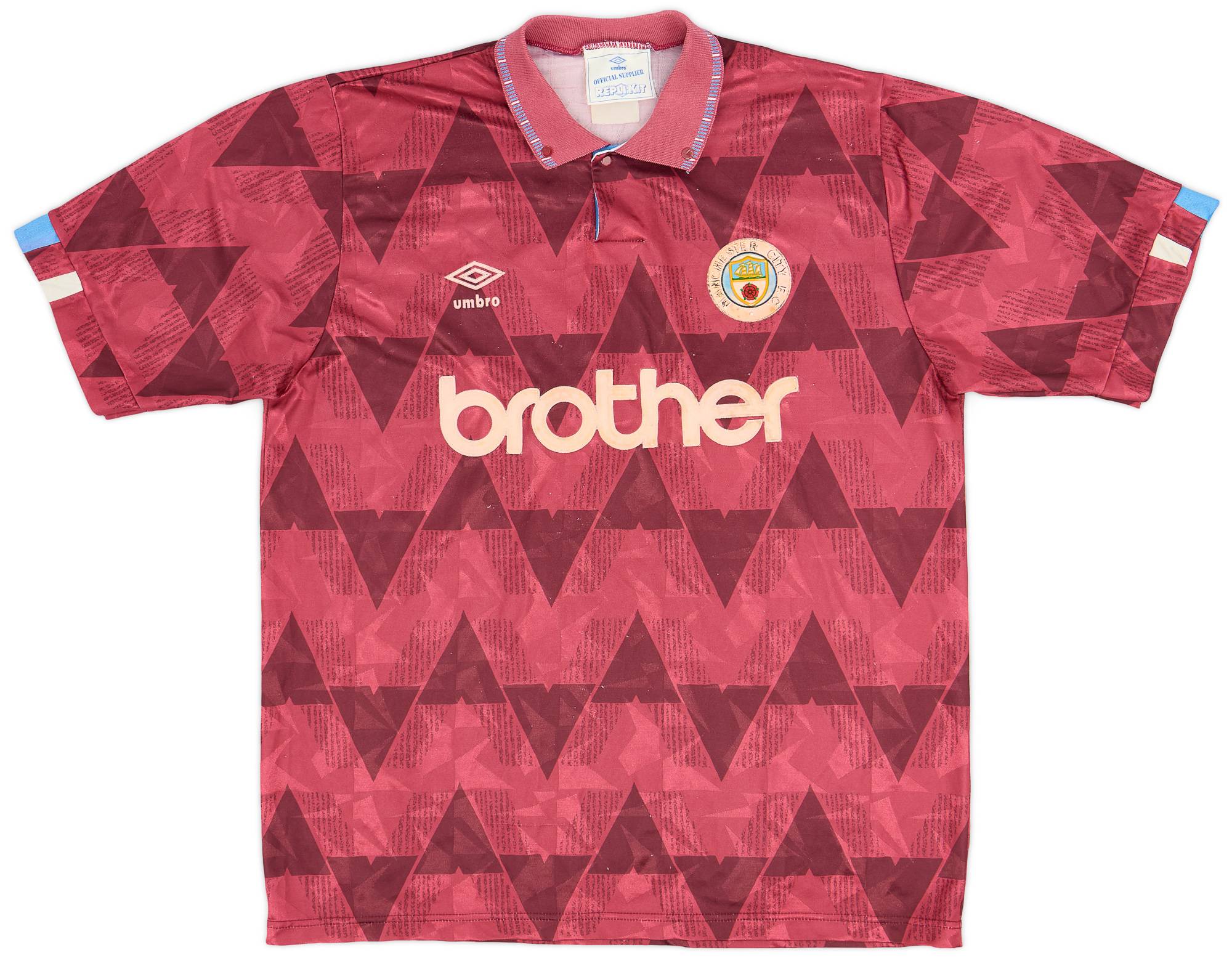Manchester City 1990/1991 Home Uniform