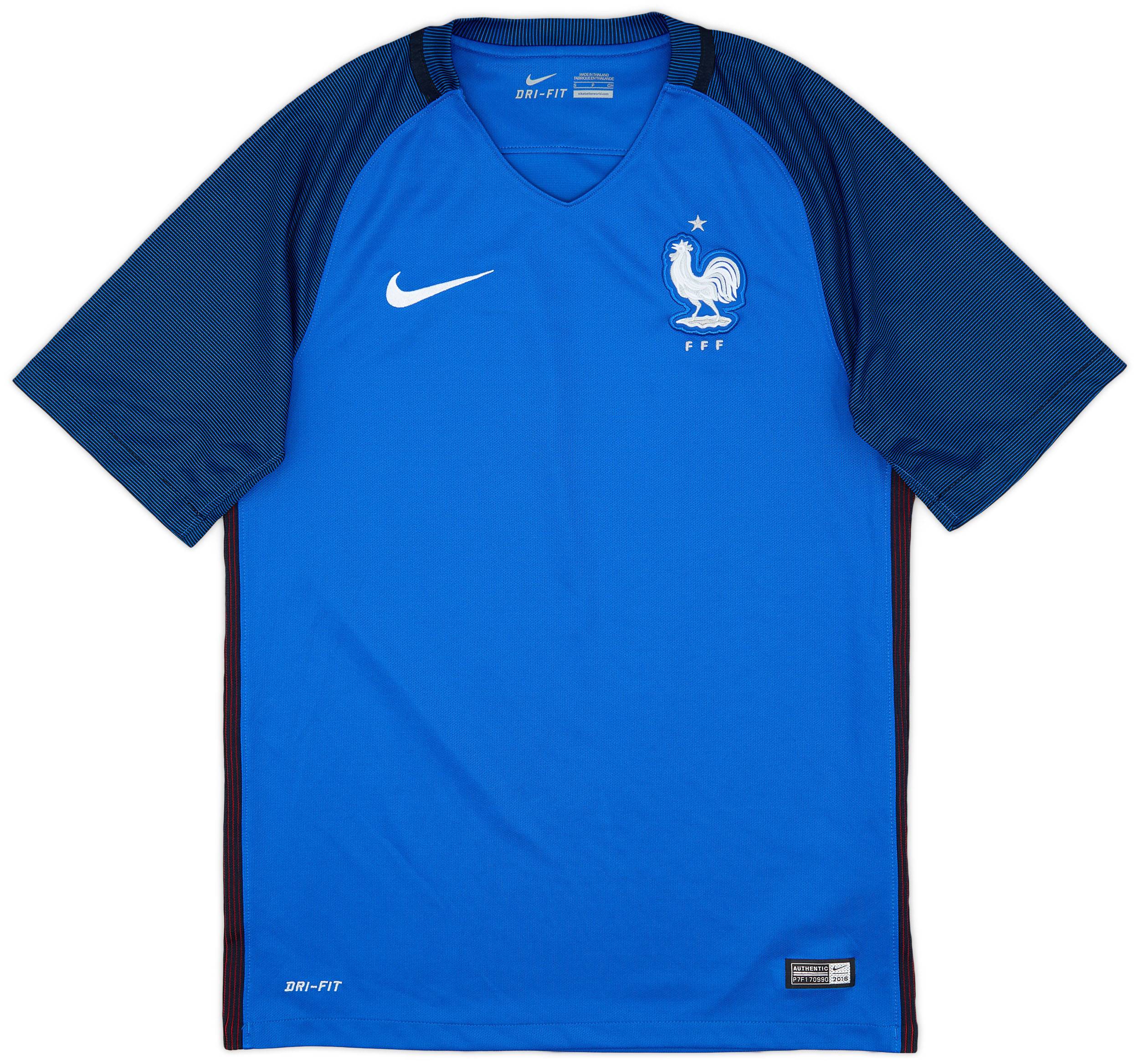2016-17 France Home Shirt - 10/10 - (S)