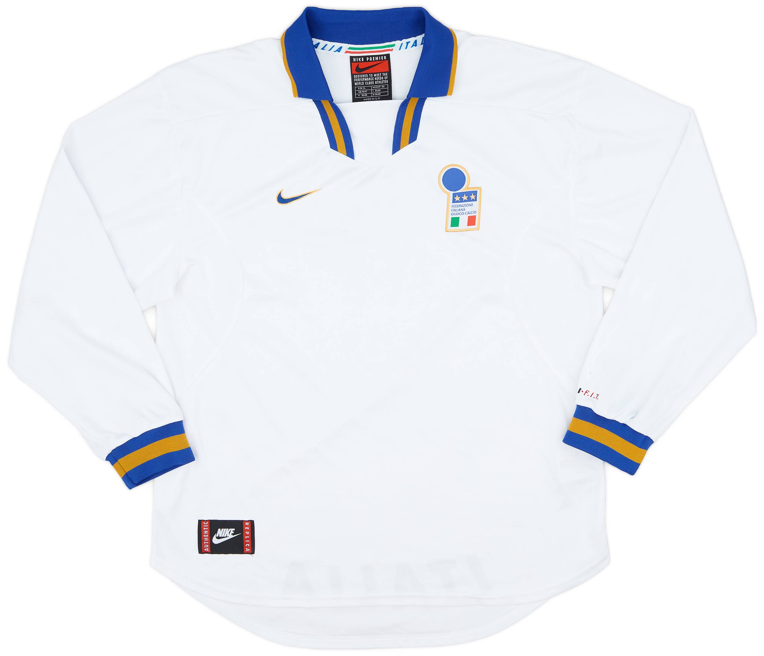 1996-97 Italy Away L/S Shirt - 6/10 - (XL)