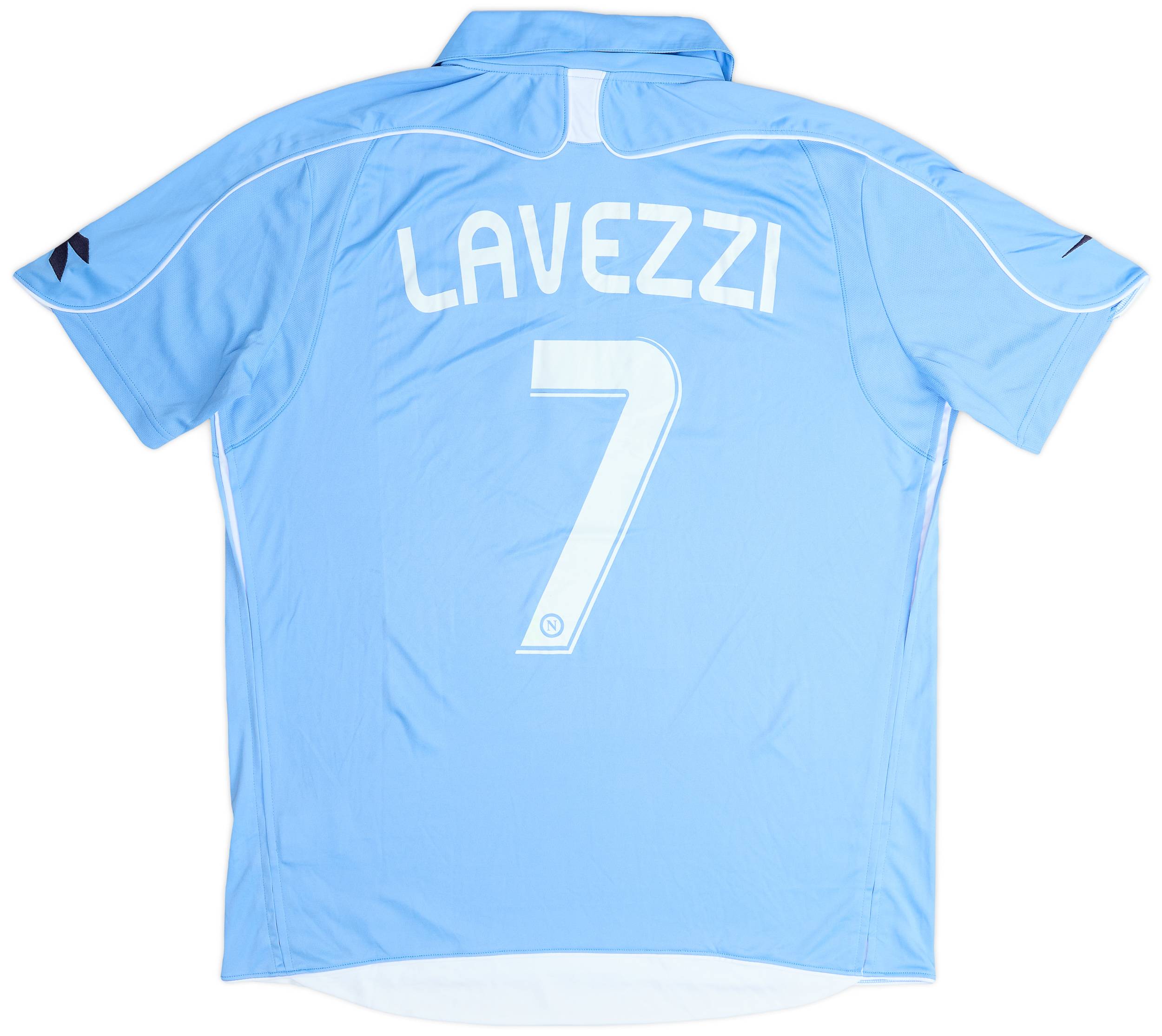 2008-09 Napoli Home Shirt Lavezzi #7 (XL)