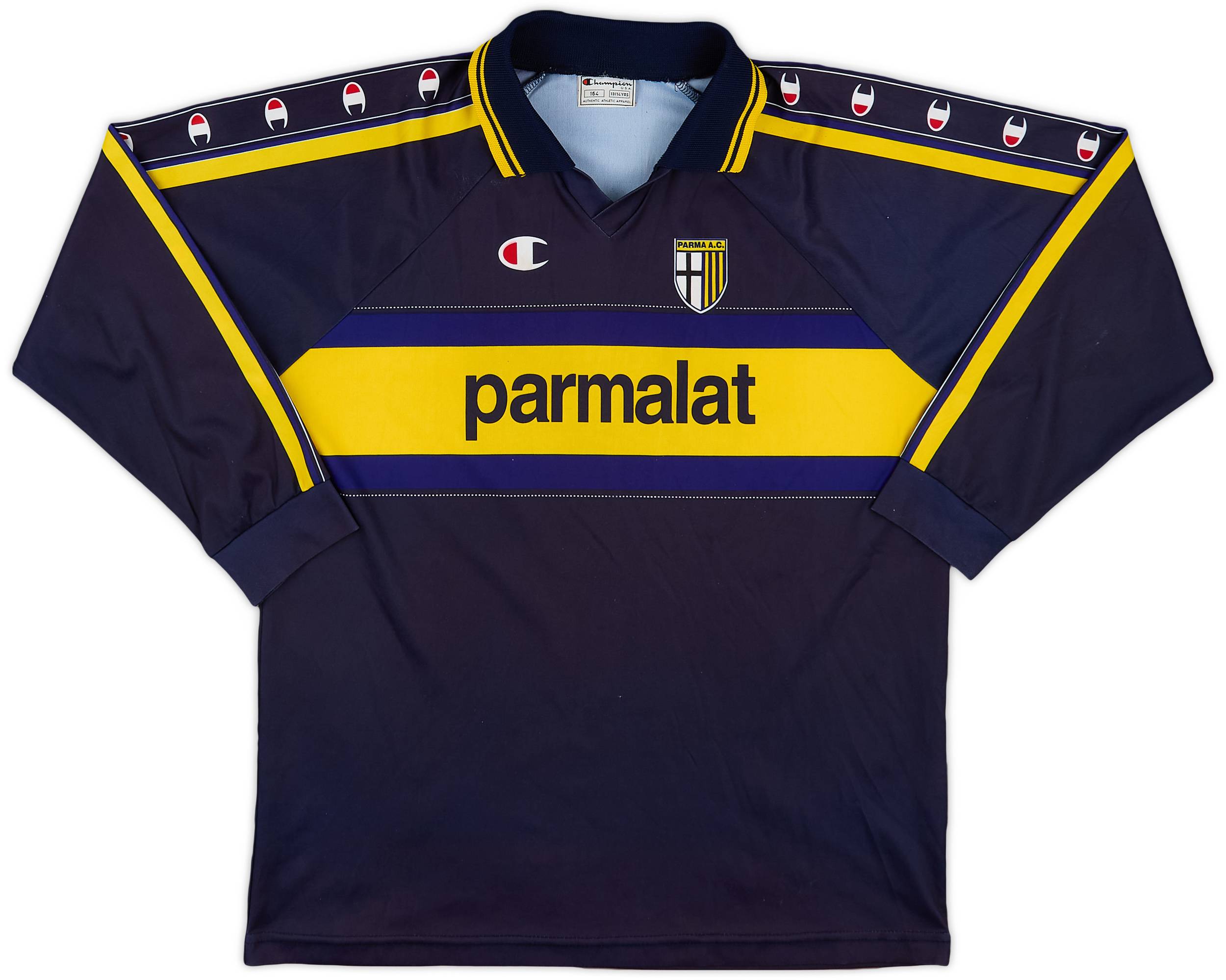 1999-00 Parma Basic Away L/S Shirt - 9/10 - (L.Boys)