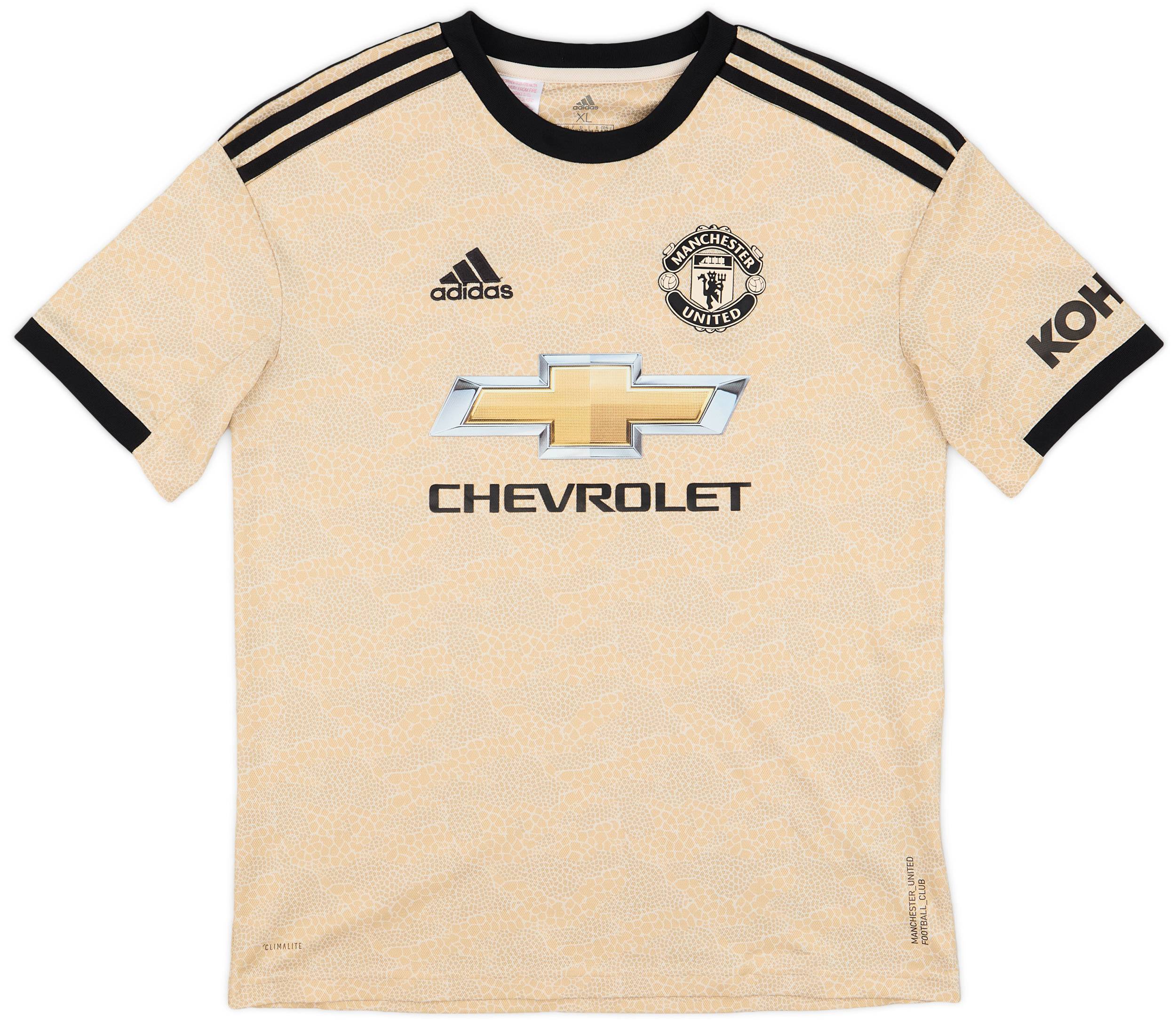 2019-20 Manchester United Away Shirt - 8/10 - (XL.Boys)