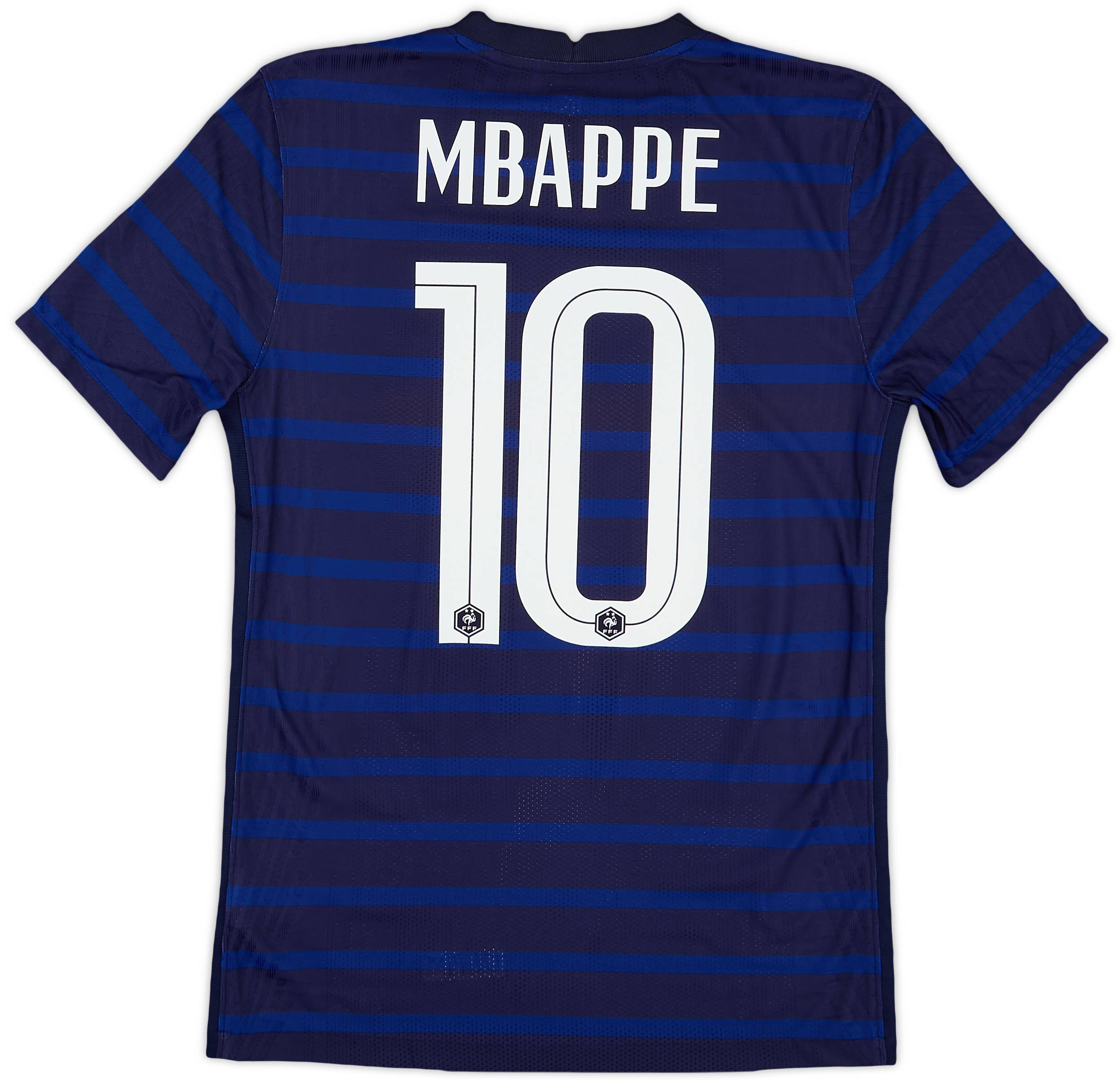 2020-21 France Authentic Home Shirt Mbappe #10 (S)