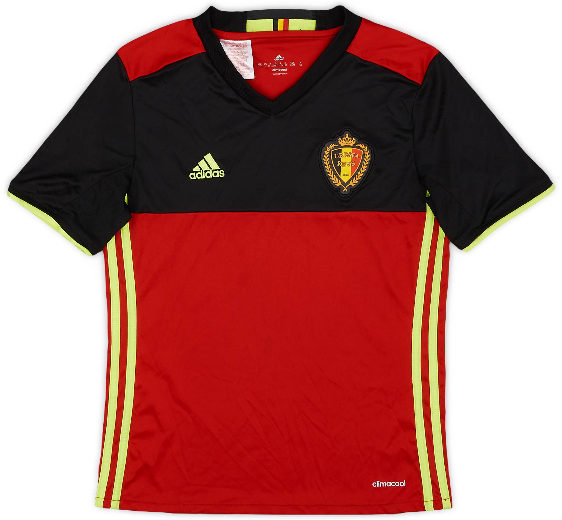 2016-17 Belgium Home Shirt - 8/10 - (M.Boys)