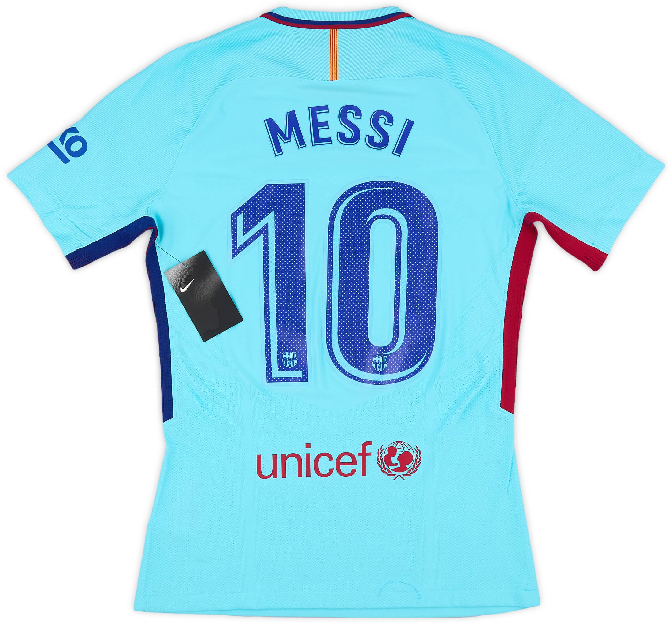 2017-18 Barcelona Authentic Away Shirt Messi #10 (M)