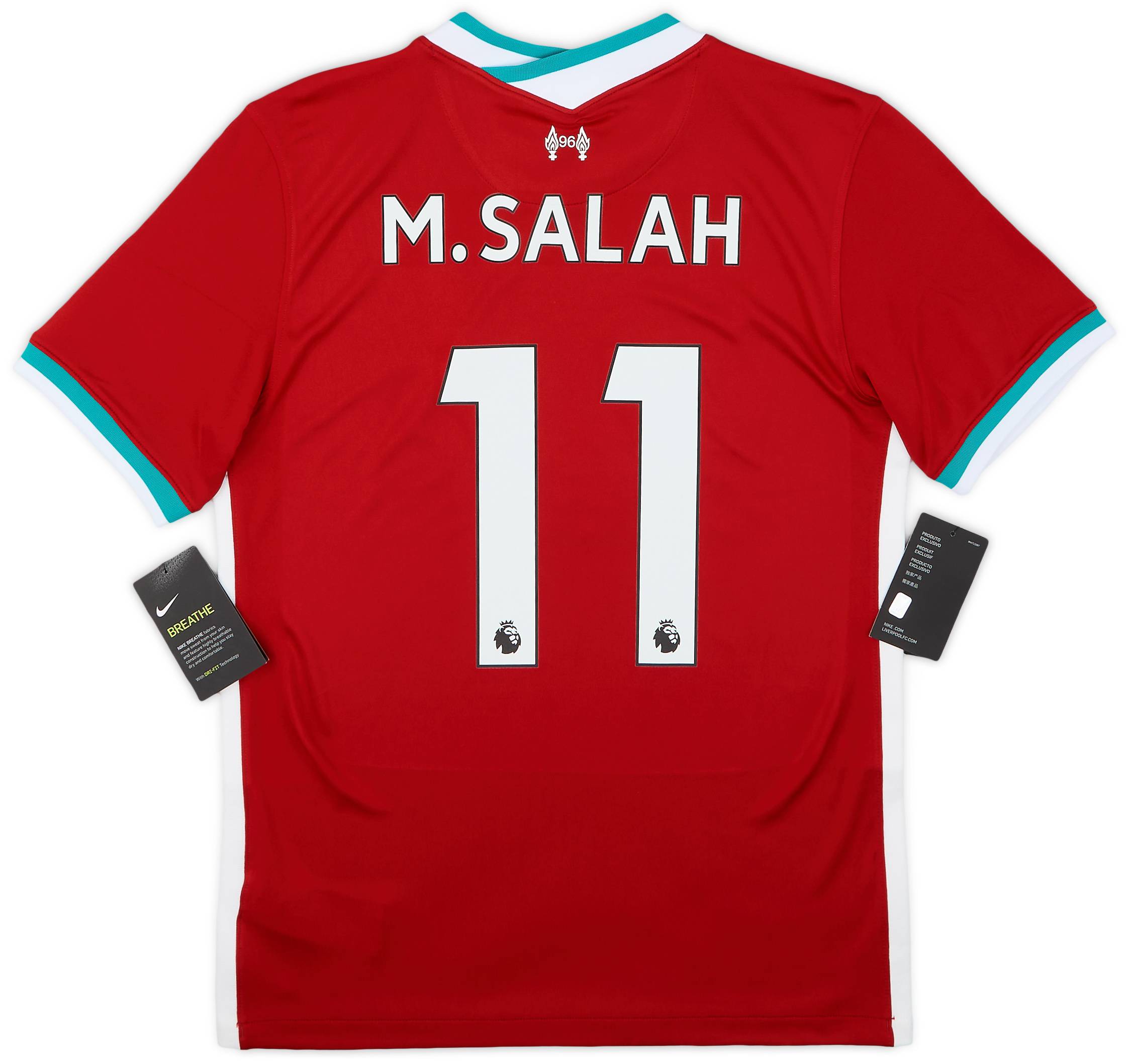 2020-21 Liverpool Home Shirt M.Salah #11 (S)