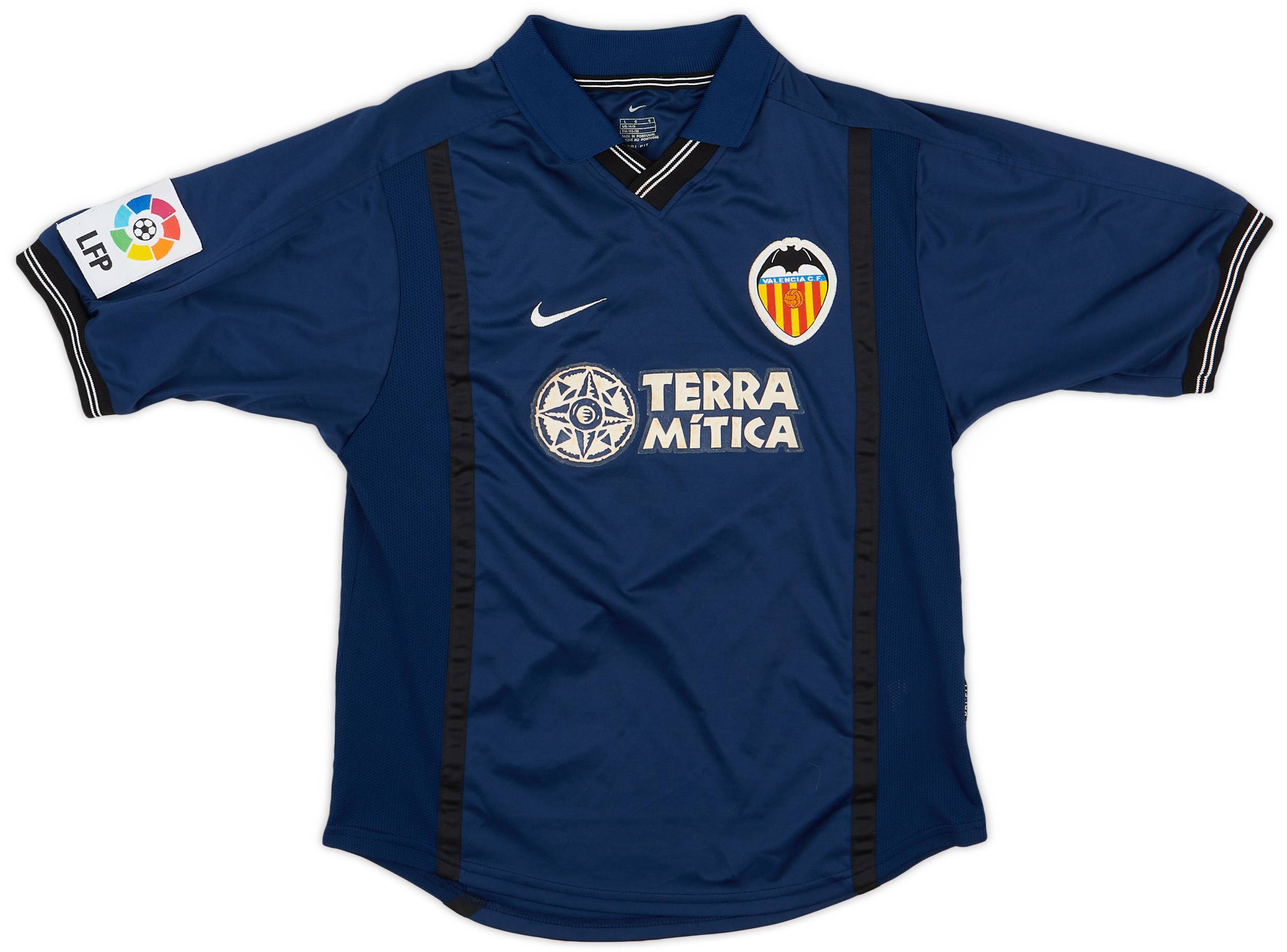【35％OFF】 - Shirt Away Valencia 2000-01 6/10 (L.Boys) - ウェア