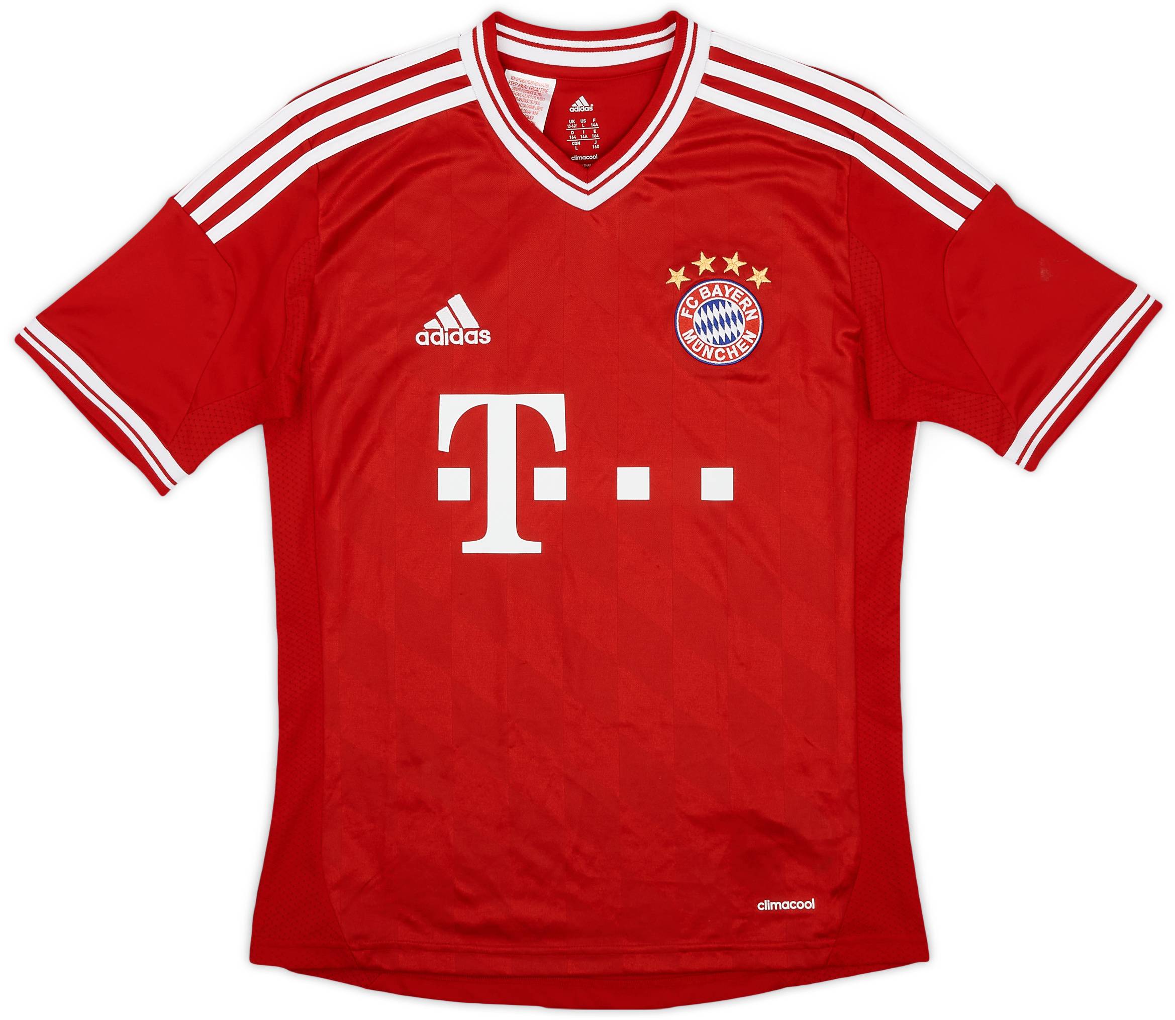2013-14 Bayern Munich Home Shirt - 8/10 - (L.Boys)
