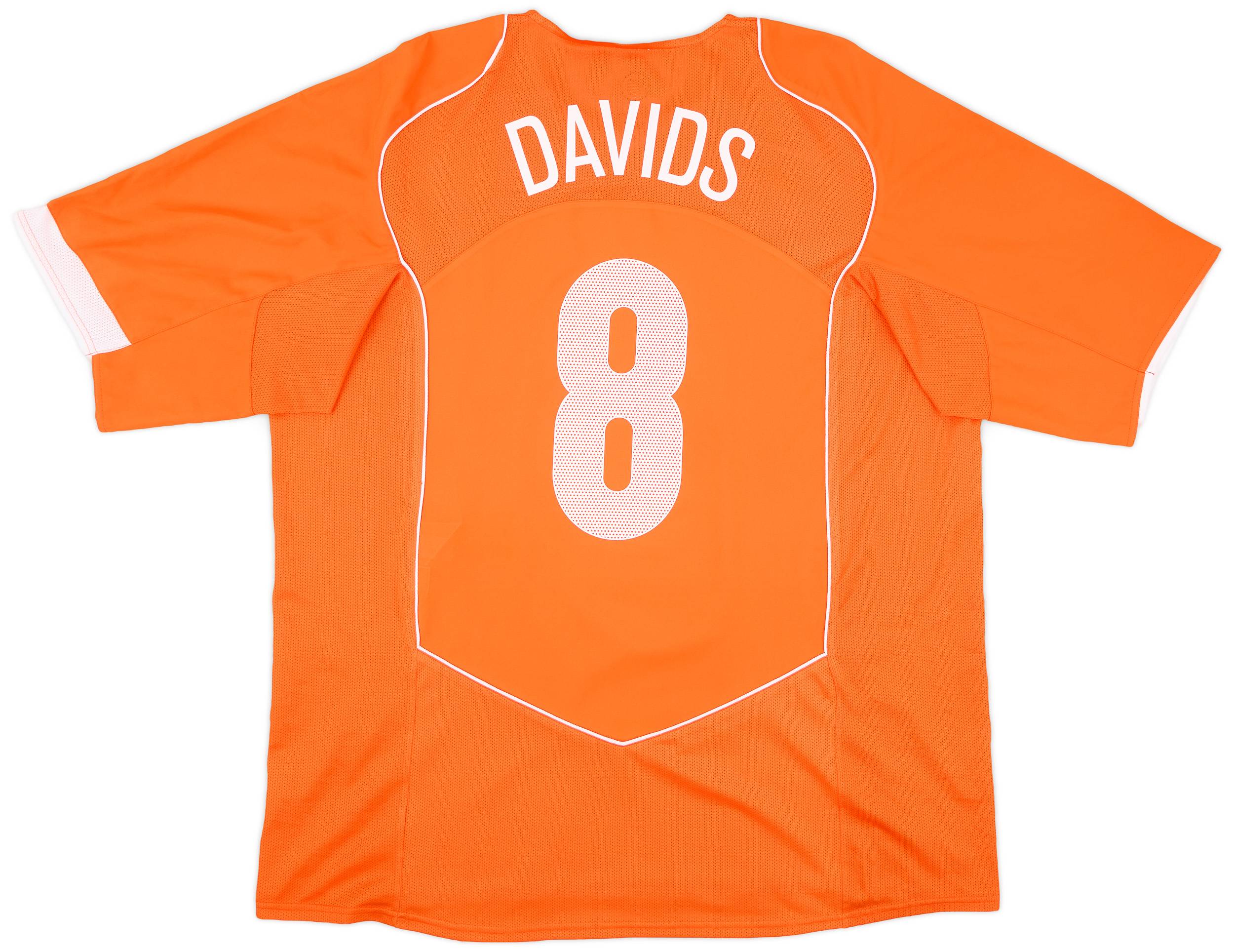 2004-06 Netherlands Home Shirt Davids #8 - 8/10 - (XXL)