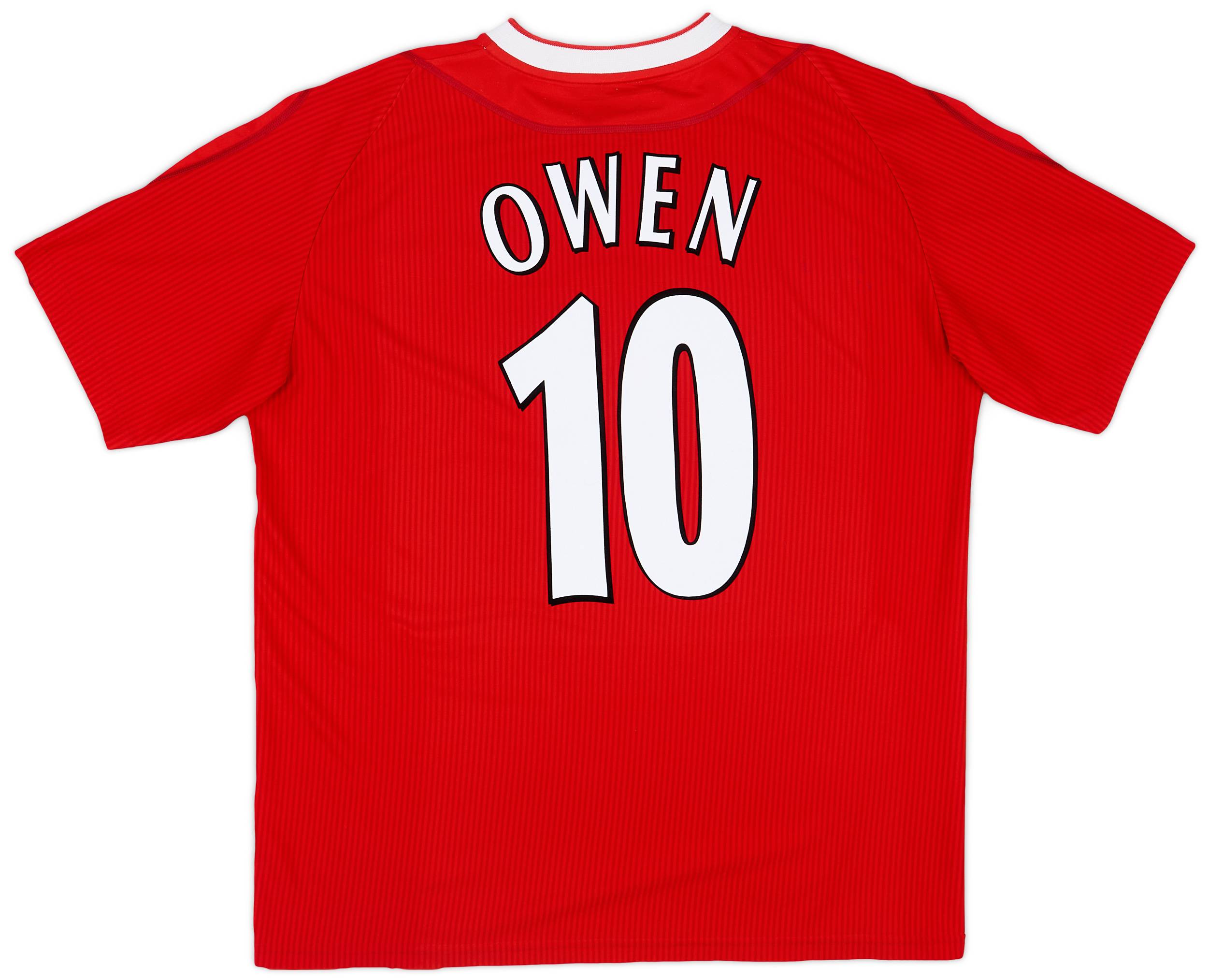 2002-04 Liverpool Home Shirt Owen #10 - 6/10 - (L)