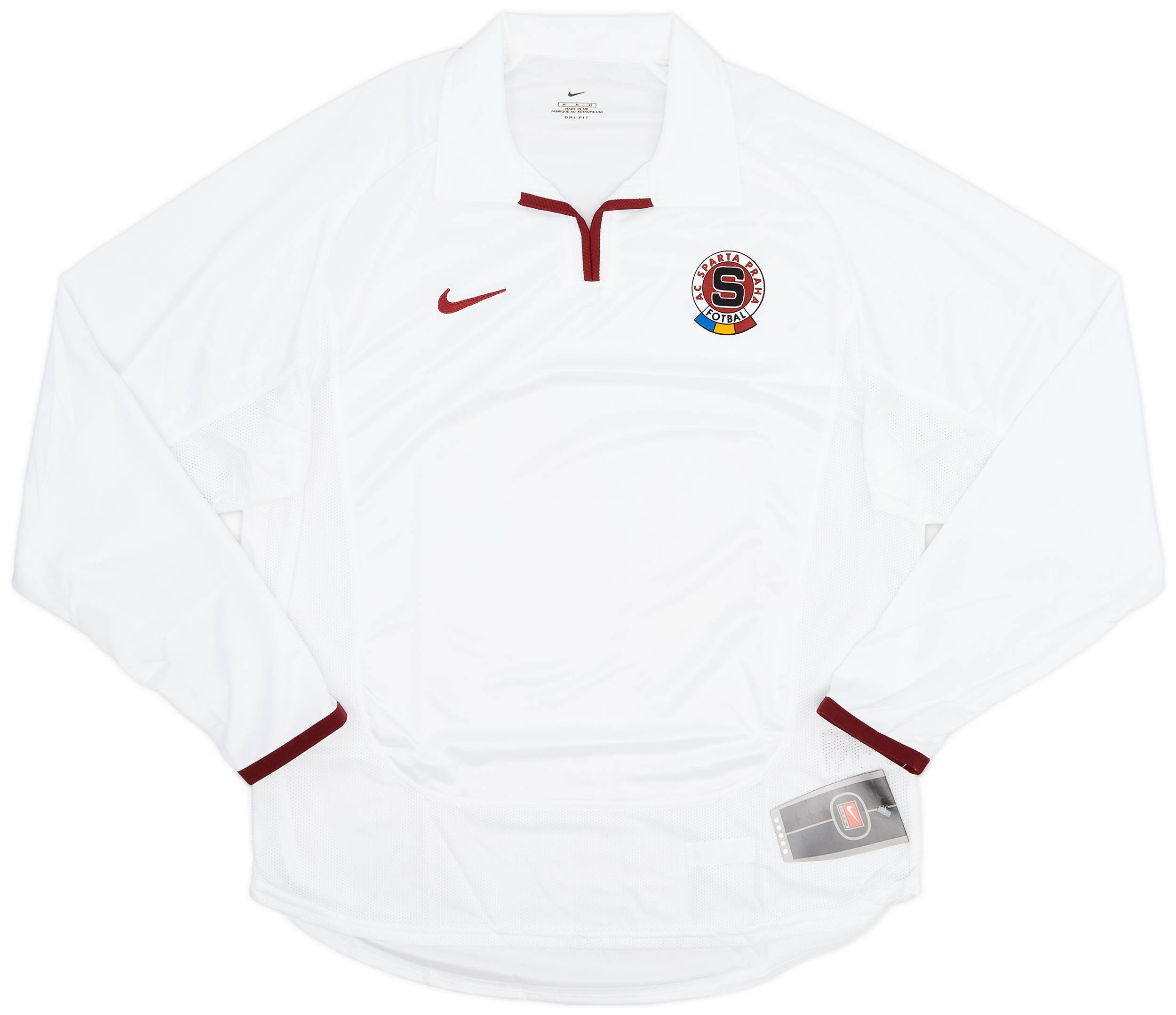 2001-02 Sparta Prague Player Issue Away L/S Shirt (M)