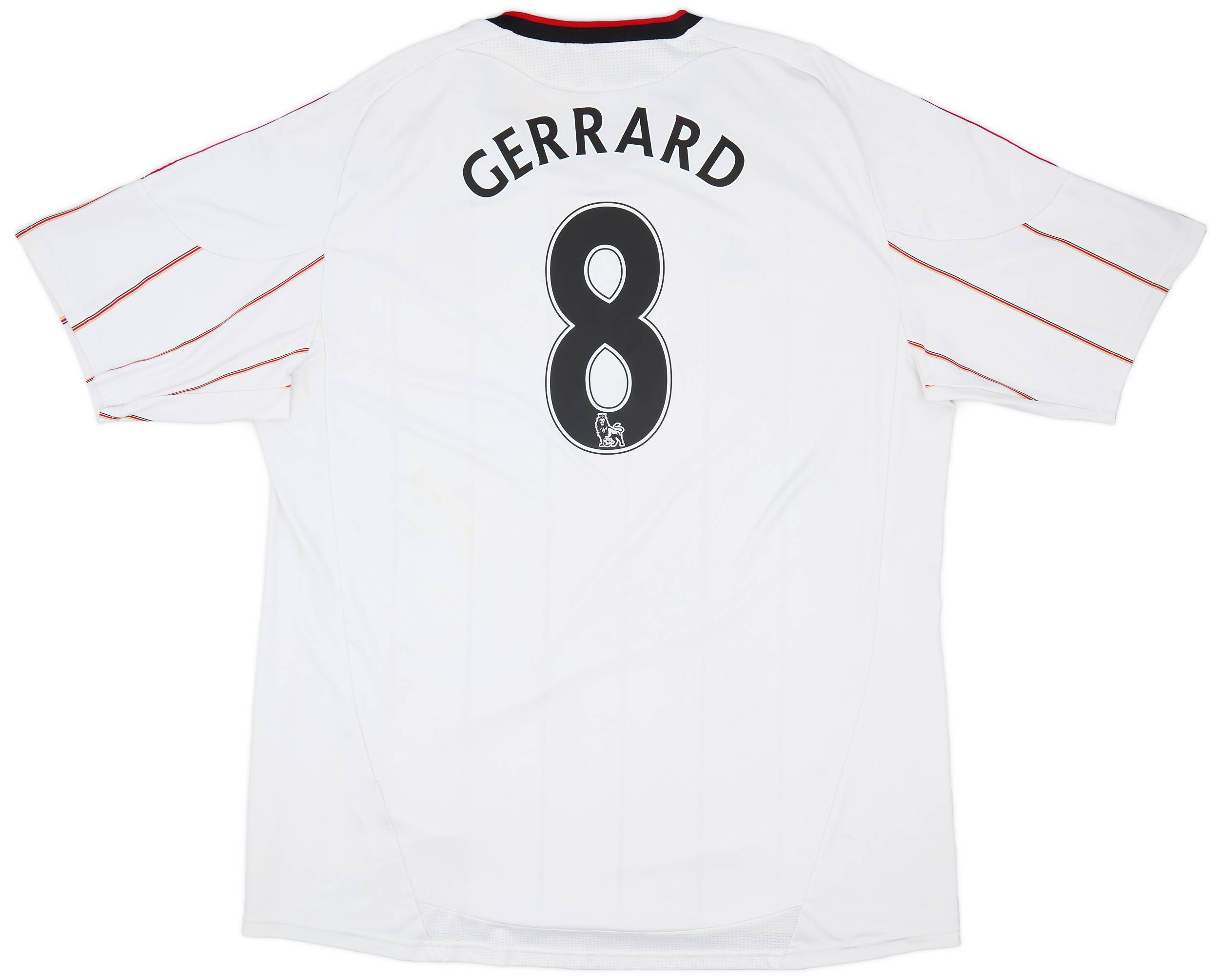 2010-11 Liverpool Away Shirt Gerrard #8 - 6/10 - (XXL)