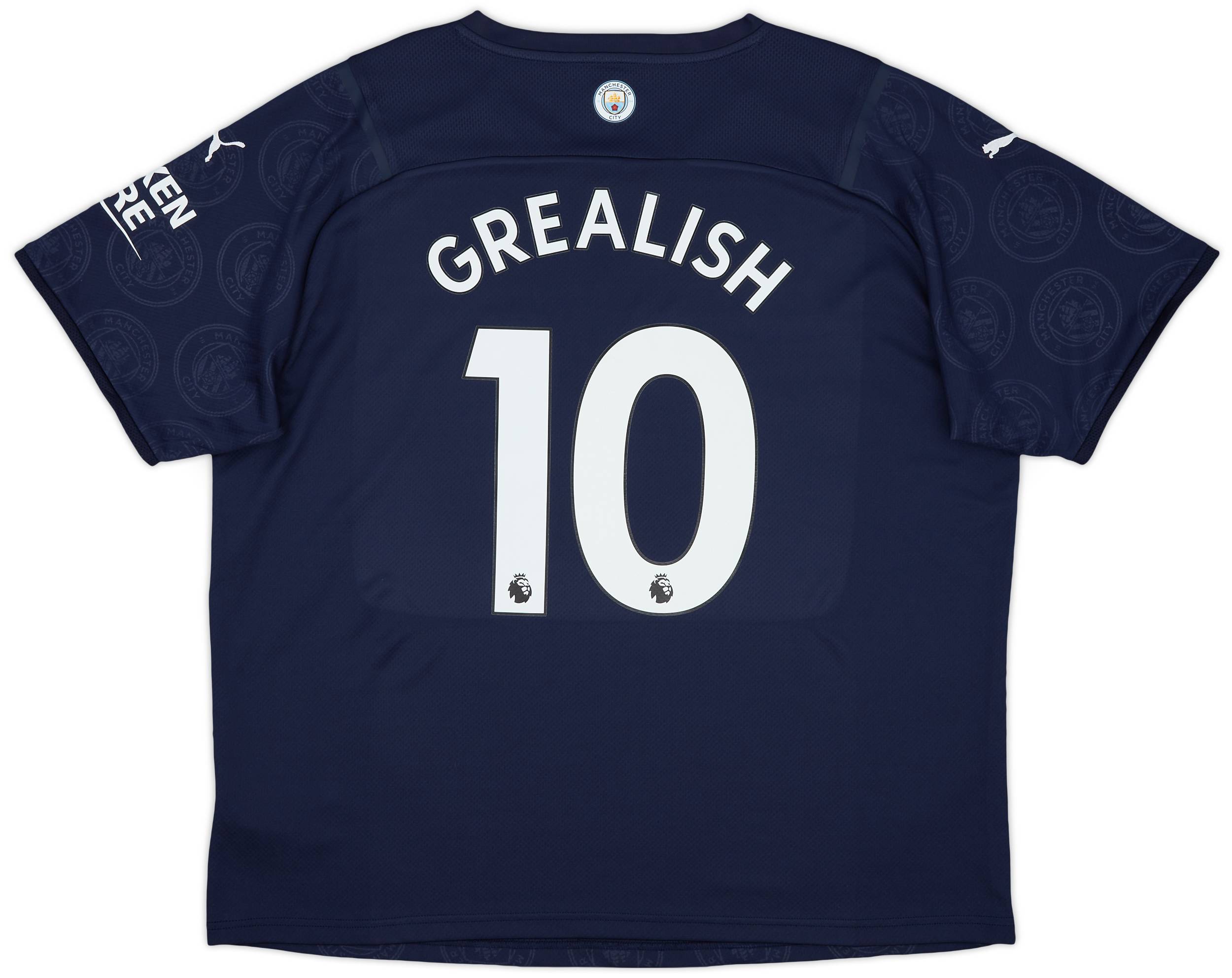 2021-22 Manchester City Third Shirt Grealish #10 - 8/10 - (XXL)