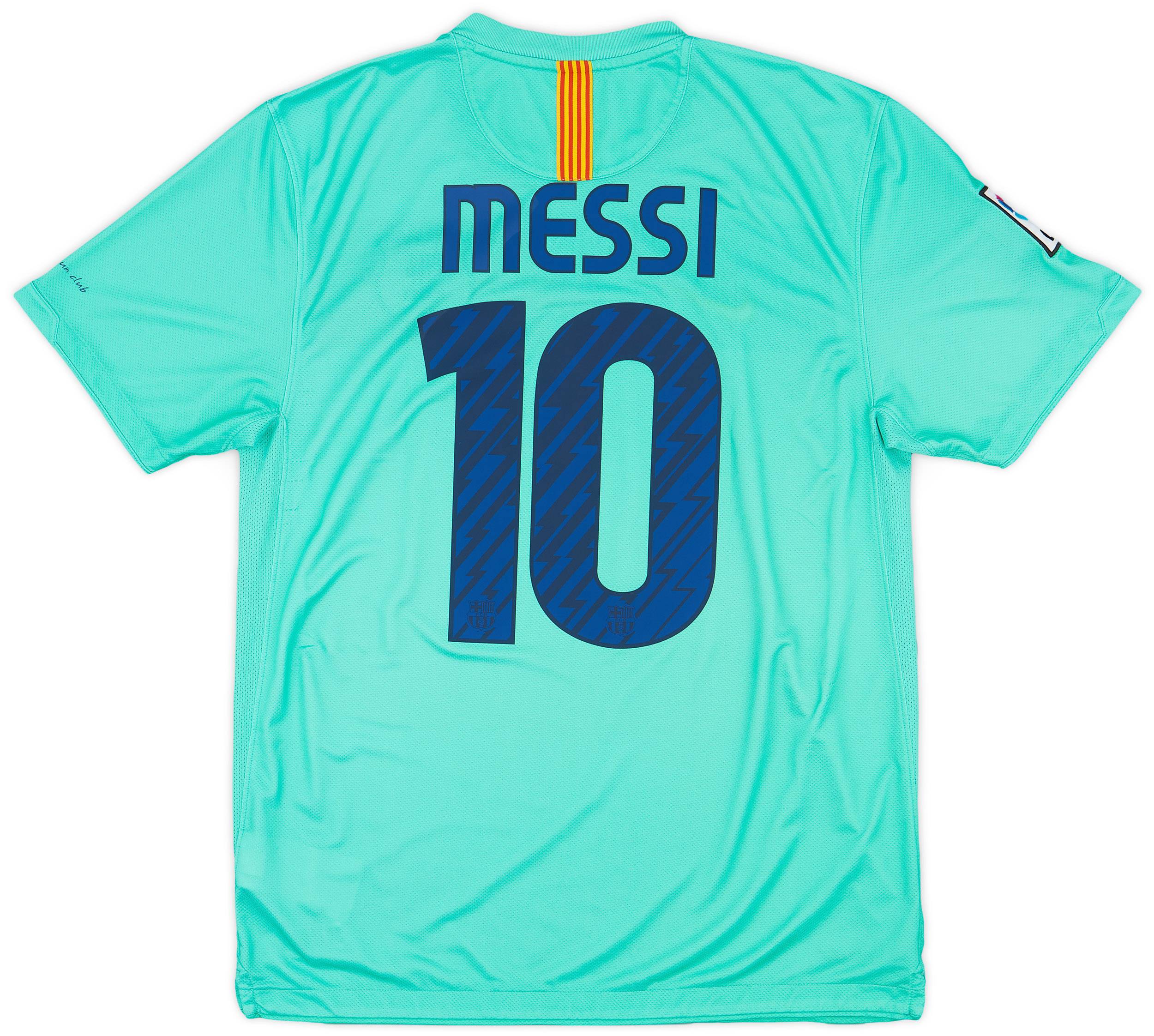 2010-11 Barcelona Away Shirt Messi #10 - 9/10 - (M)