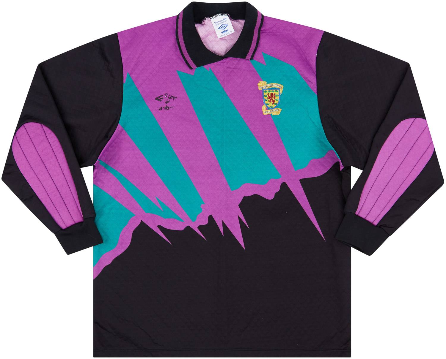 1992 Scotland Match Issue GK Shirt #12 (v USA)
