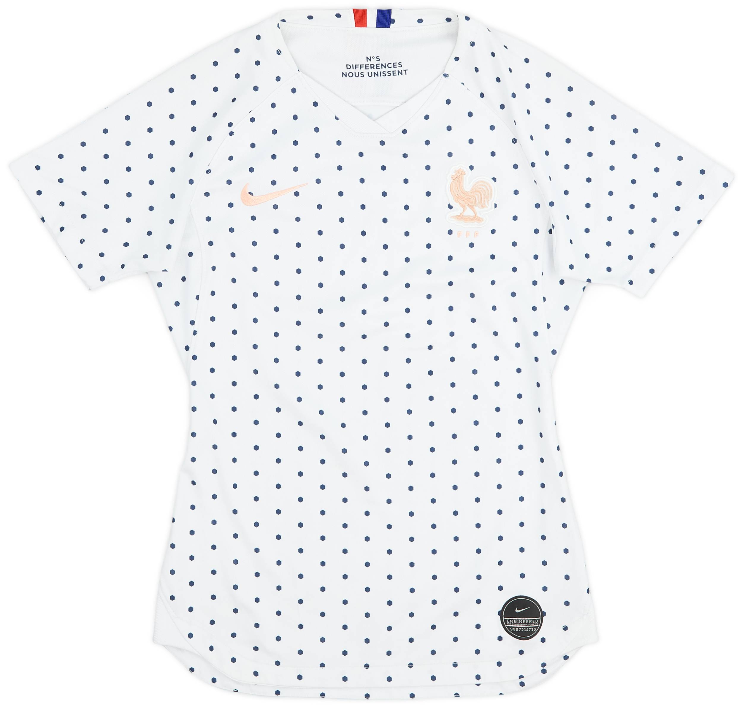 2019-20 France Women's Away Shirt - 9/10 - (Women's XS)