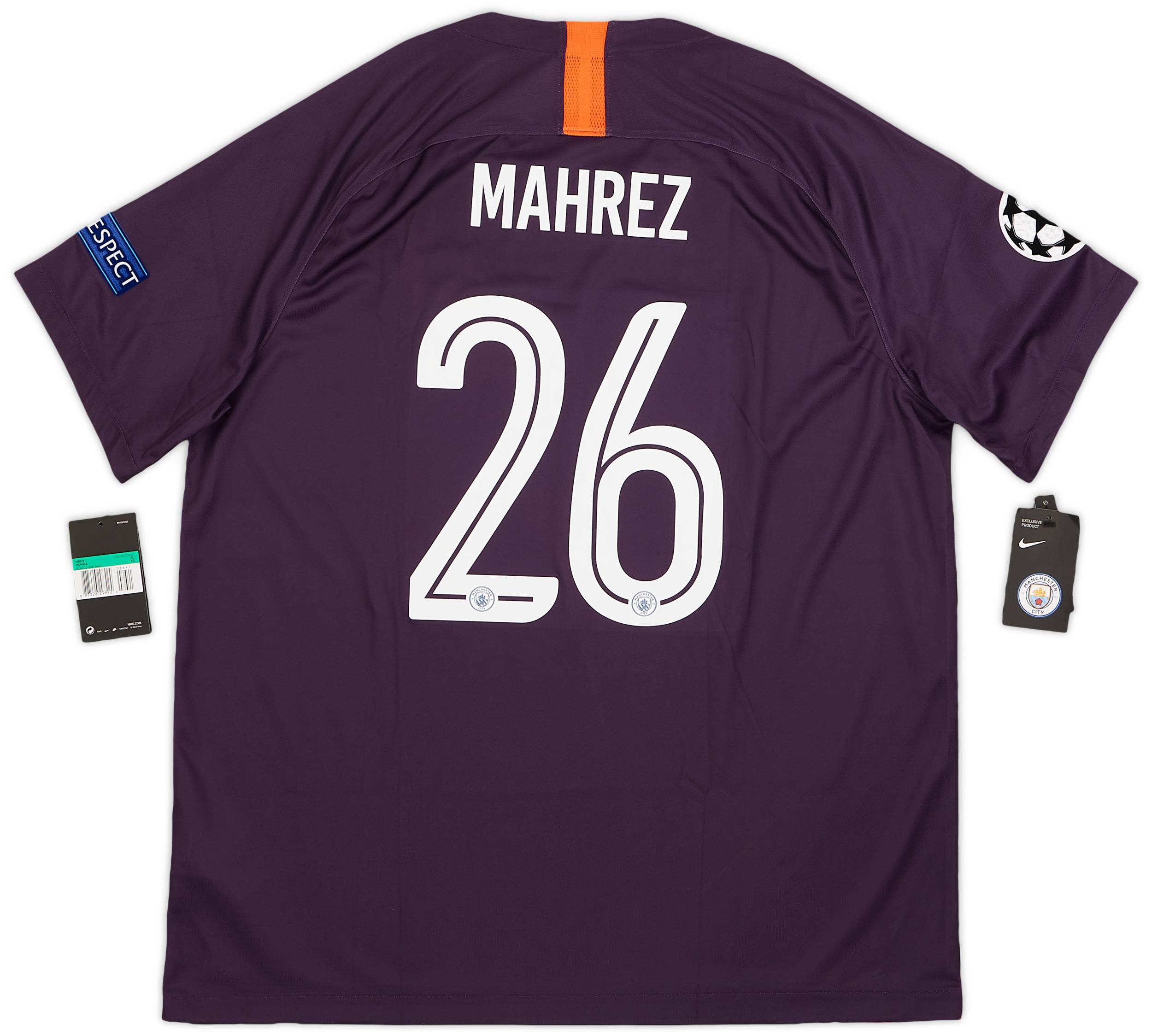 2018-19 Manchester City Third Shirt Mahrez #26 (XL)