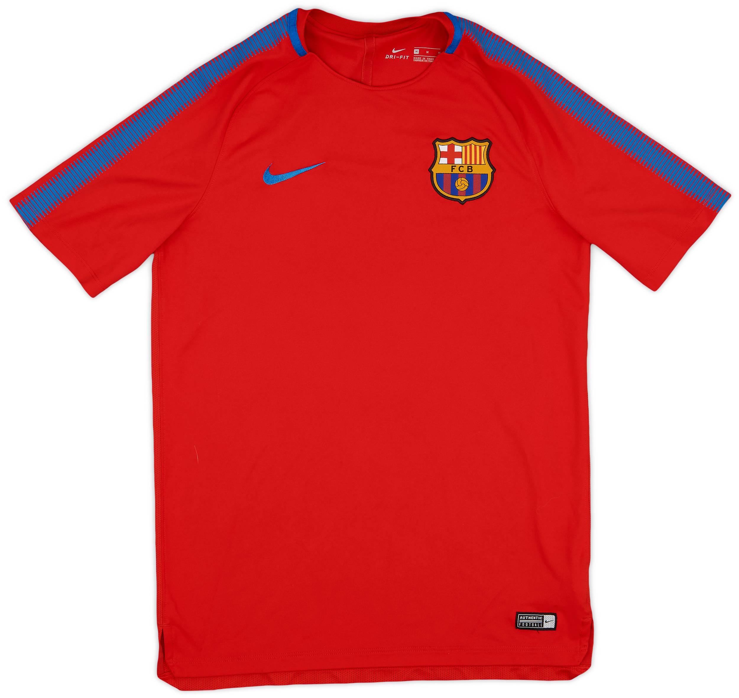2017-18 Barcelona Nike Training Shirt - 8/10 - (M)