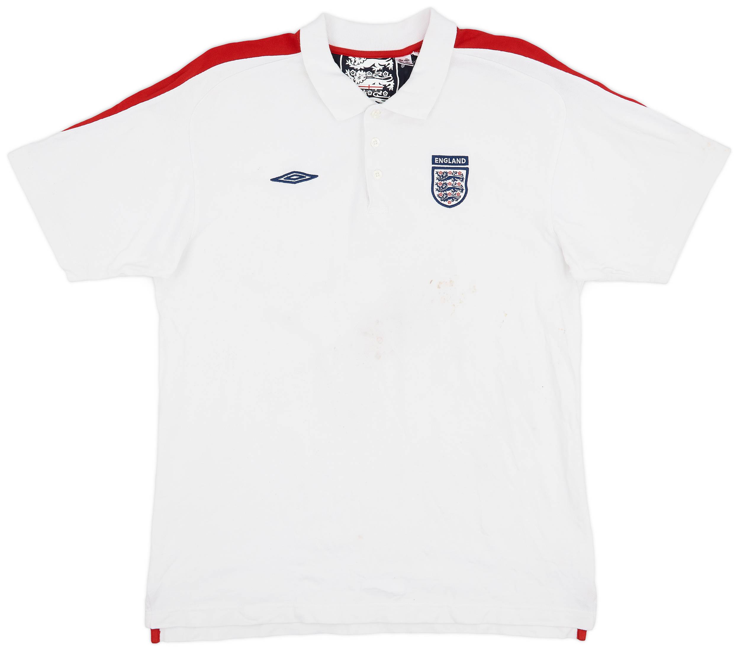 2005-06 England Umbro Polo Shirt - 5/10 - (XL)