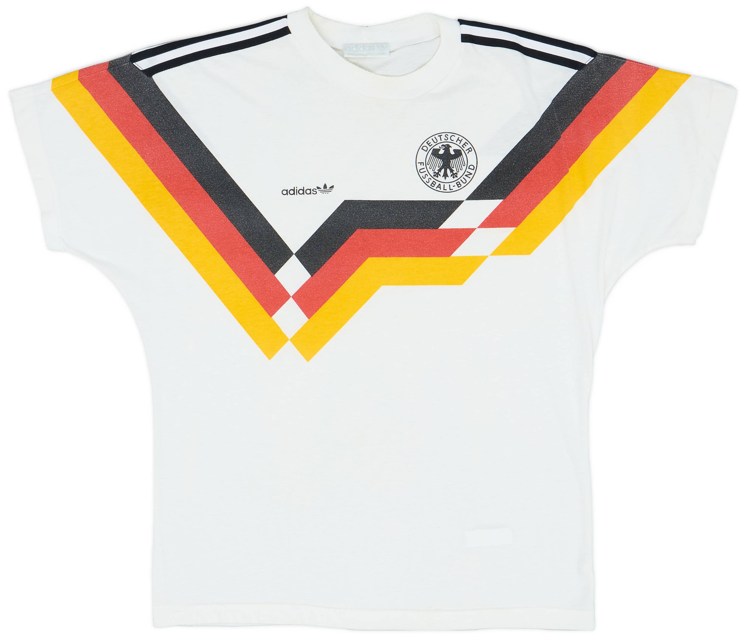 1990-92 Germany adidas Cotton Tee - 8/10 - (M)