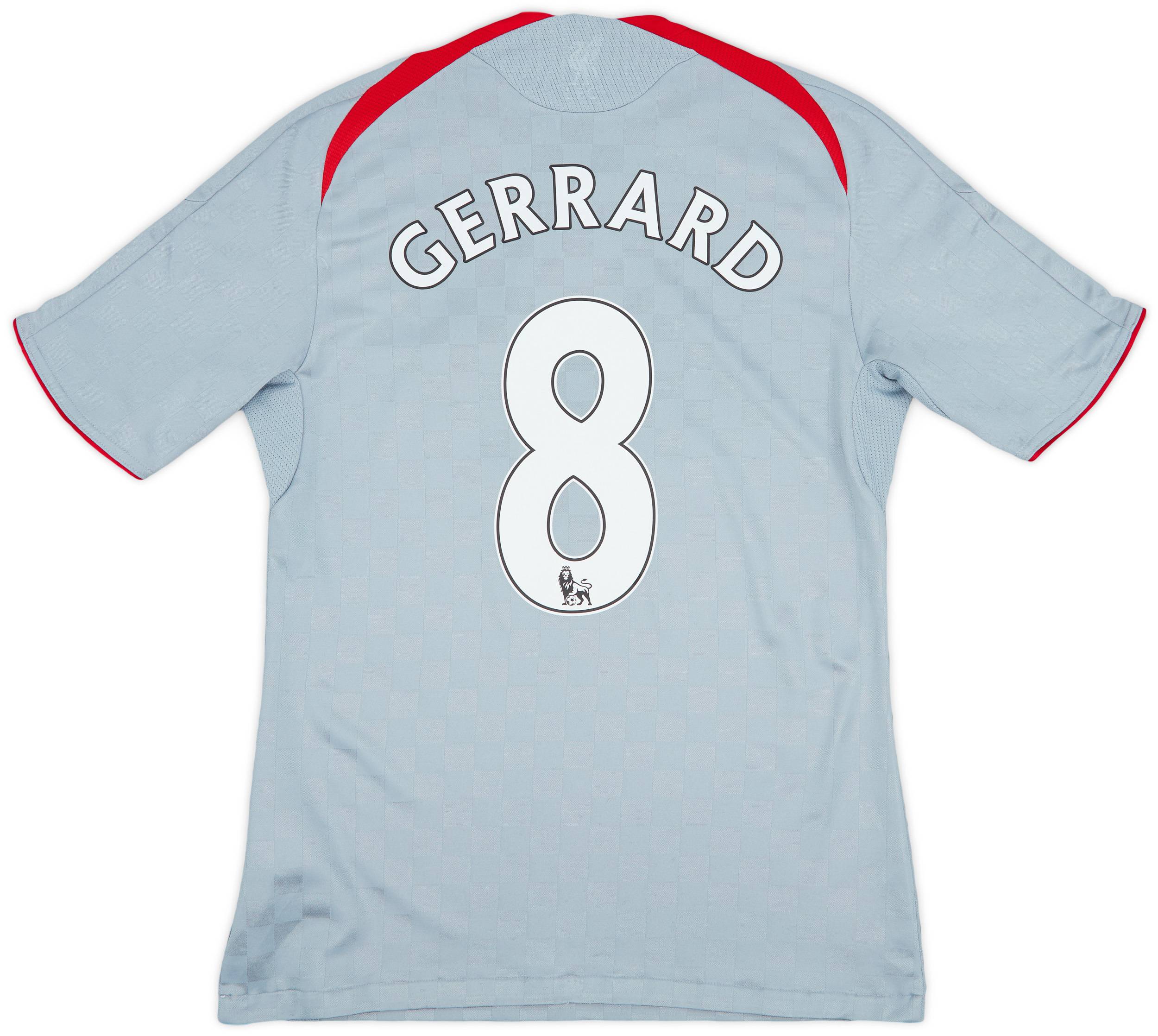 2008-09 Liverpool Away Shirt Gerrard #8