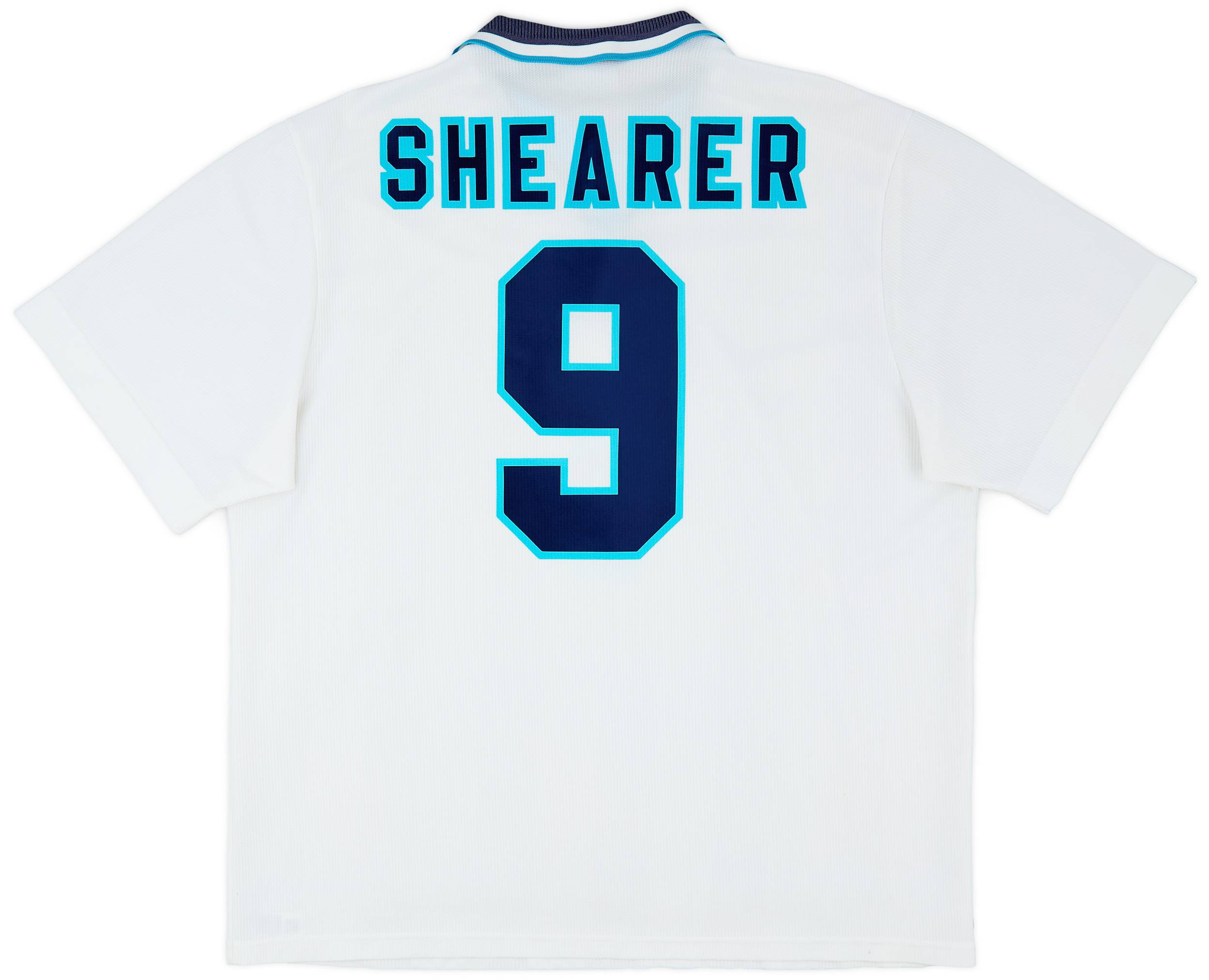 1995-97 England Home Shirt Shearer #9 - 5/10 - (XXL)