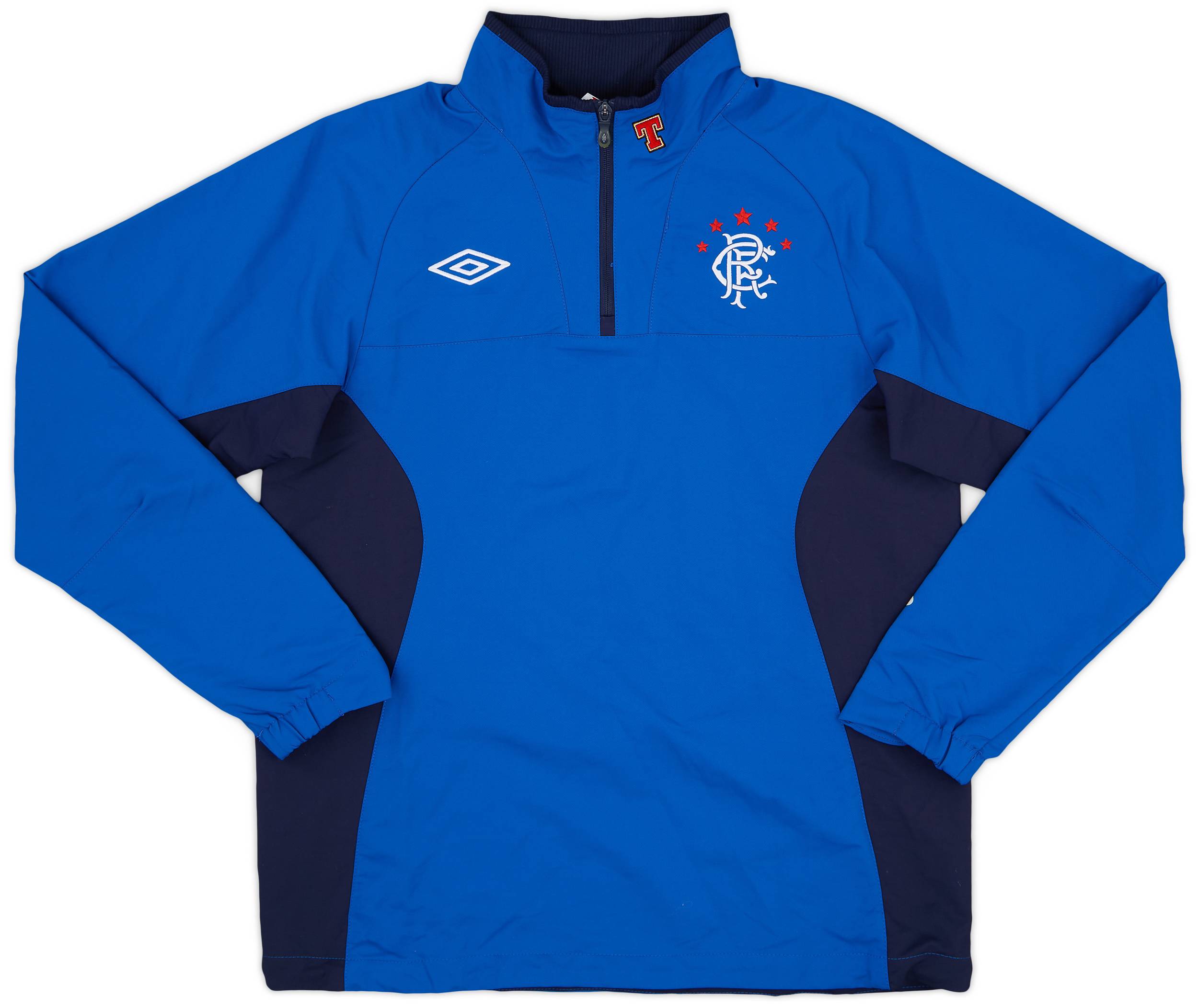 2010-11 Rangers Umbro 1/4 Zip Drill Top - 8/10 - (M)