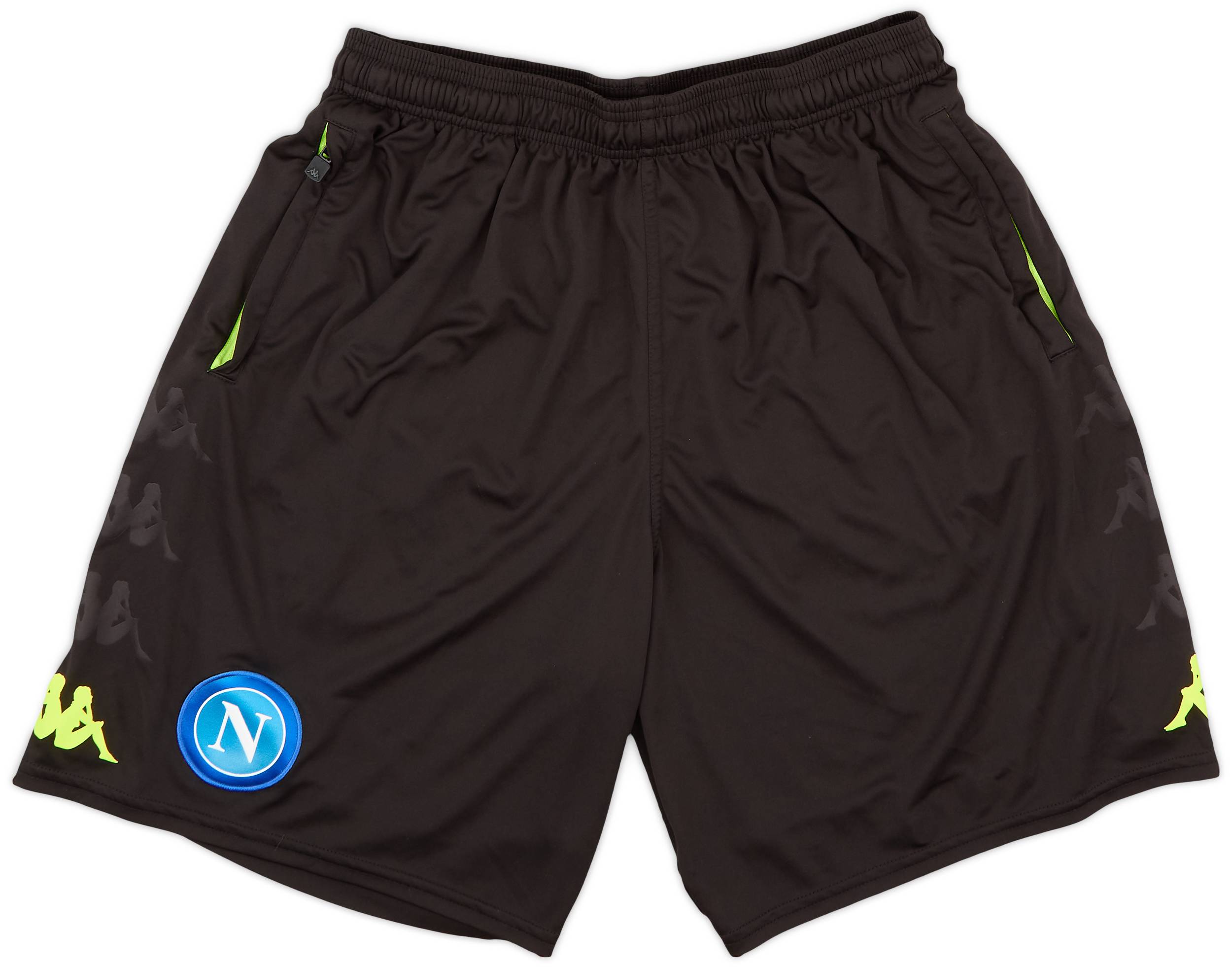 2018-19 Napoli Kappa Training Shorts - 9/10 - (XL)