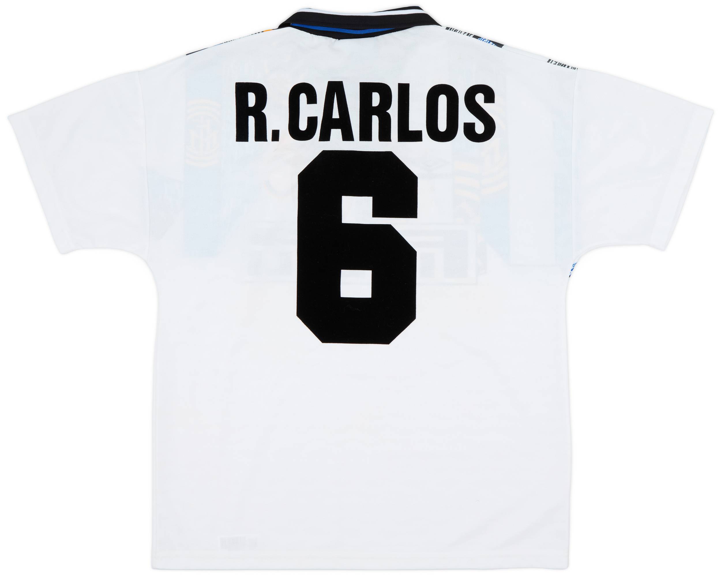1995-96 Inter Milan Third Shirt R. Carlos #6 - 9/10 - (M)