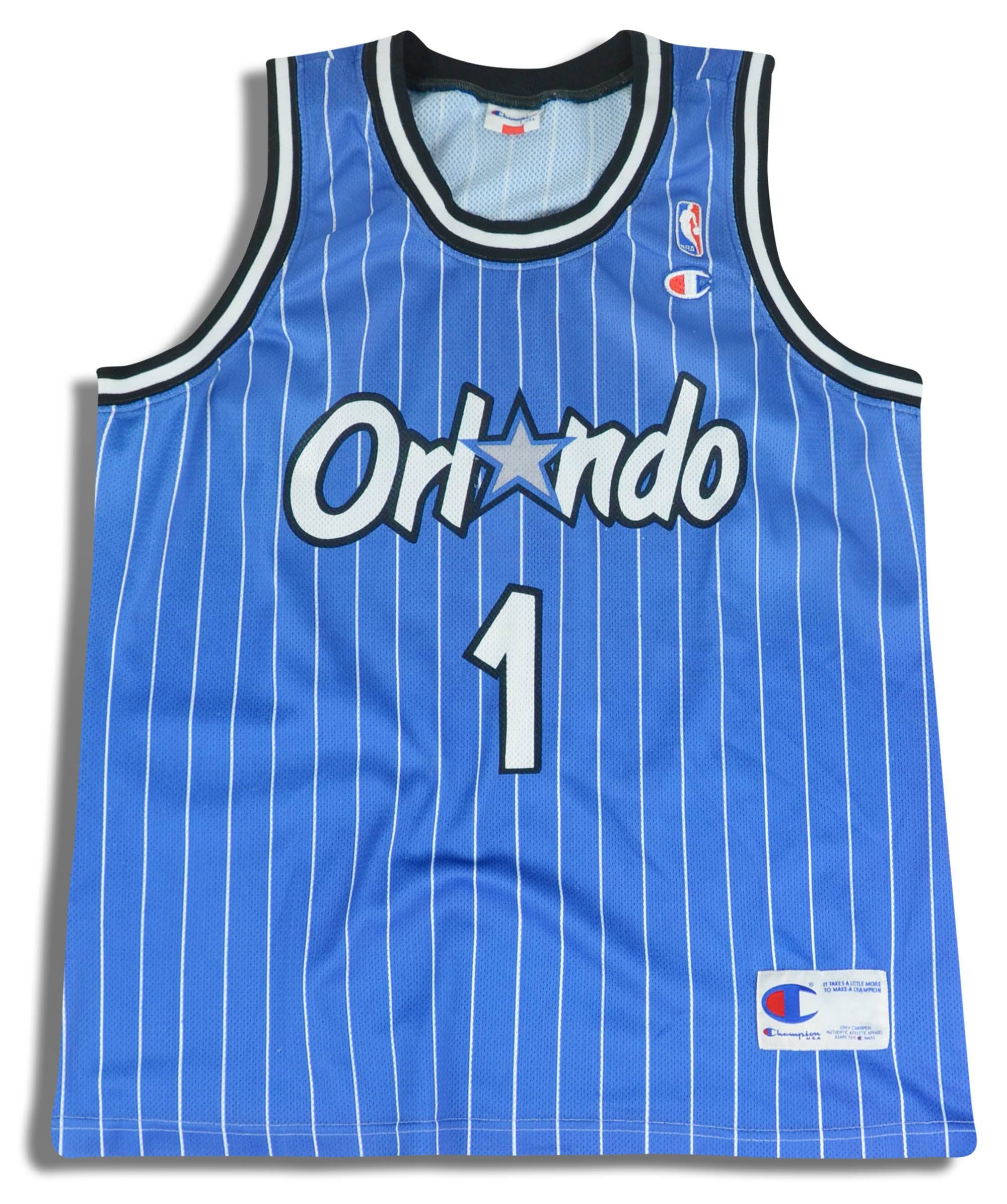 1994-98 Orlando Magic Hardaway #1 Champion Jersey (Away) S