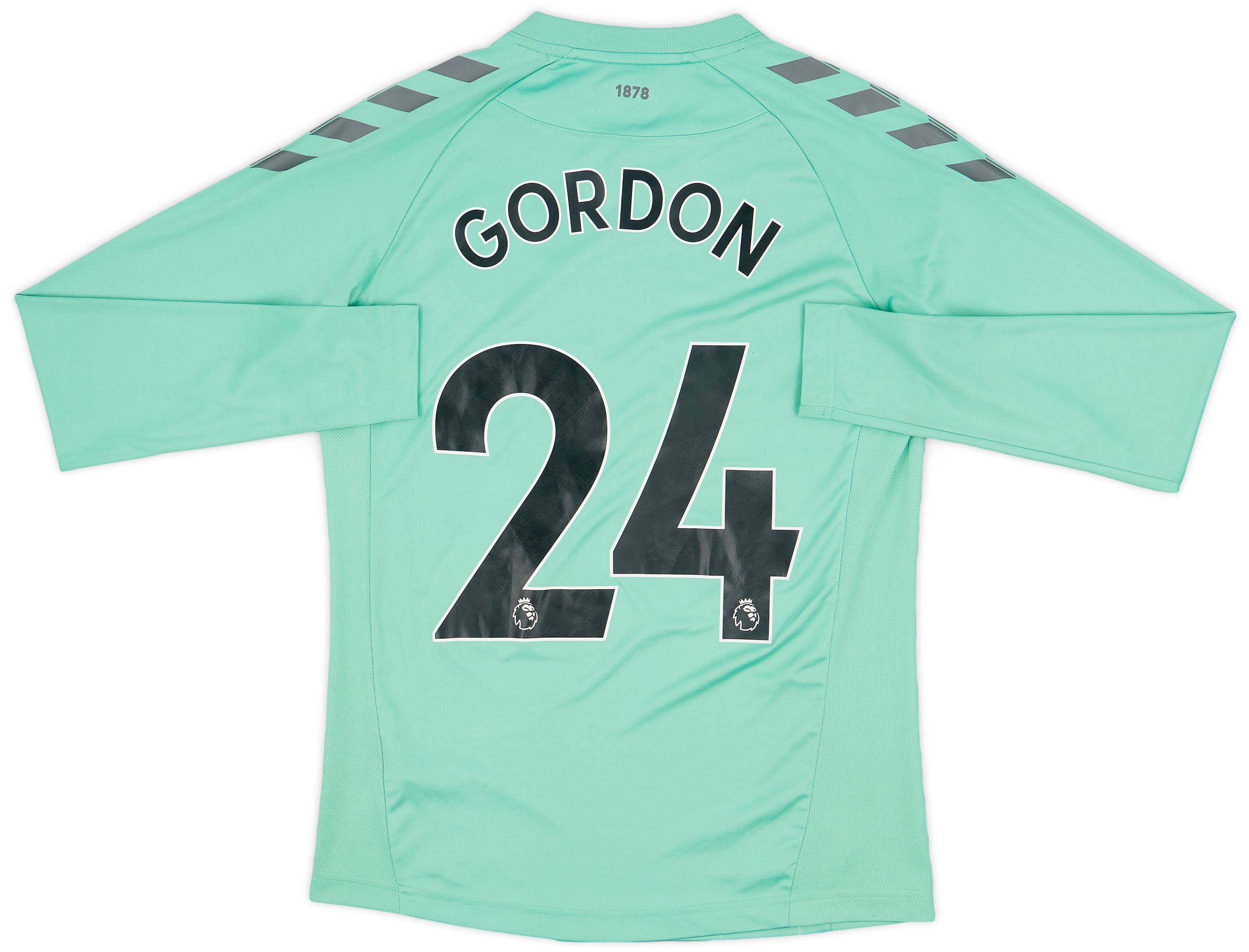 2020-21 Everton L/S Third Shirt Gordon #24 - 9/10 - (S)