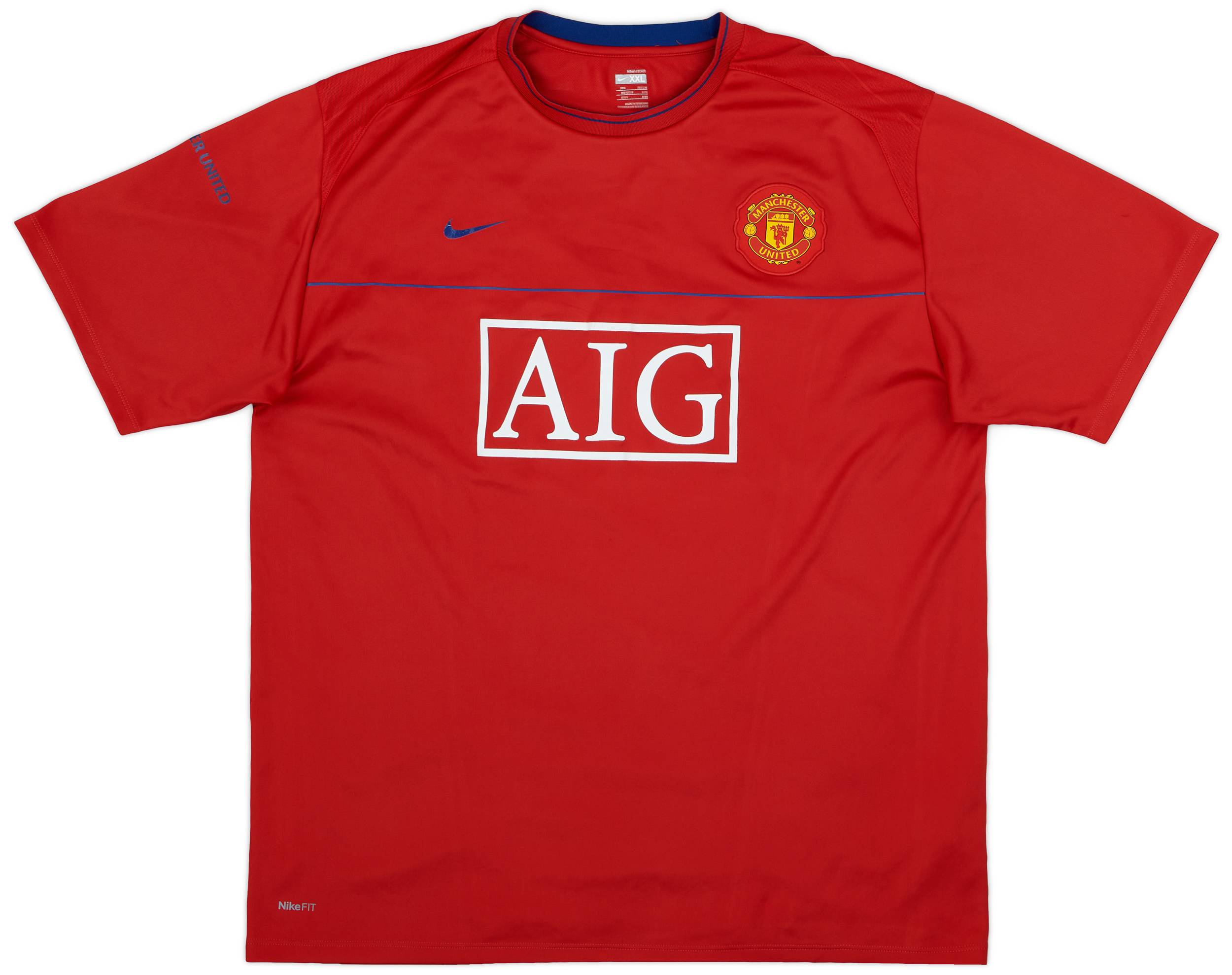 2008-09 Manchester United NIke Training Shirt - 7/10 - (XXL)