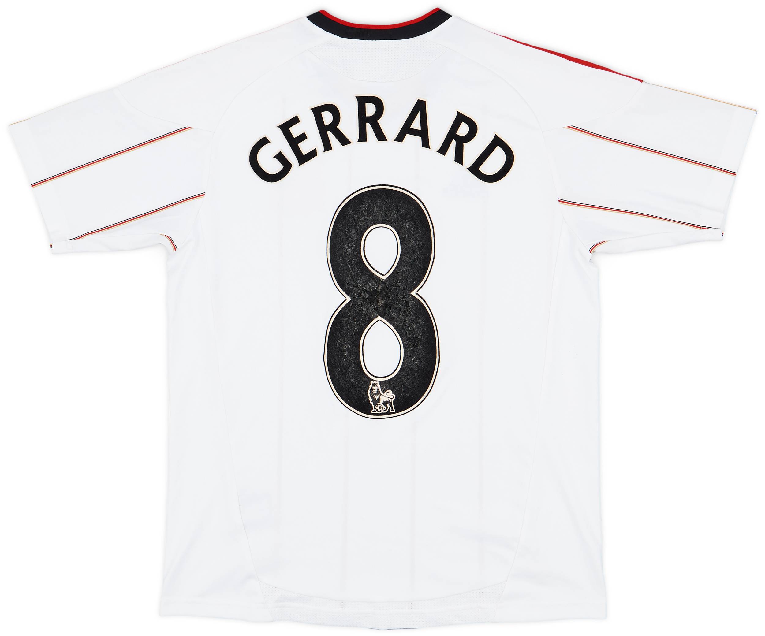 2010-11 Liverpool Away Shirt Gerrard #8 - 7/10 - (L.Boys)
