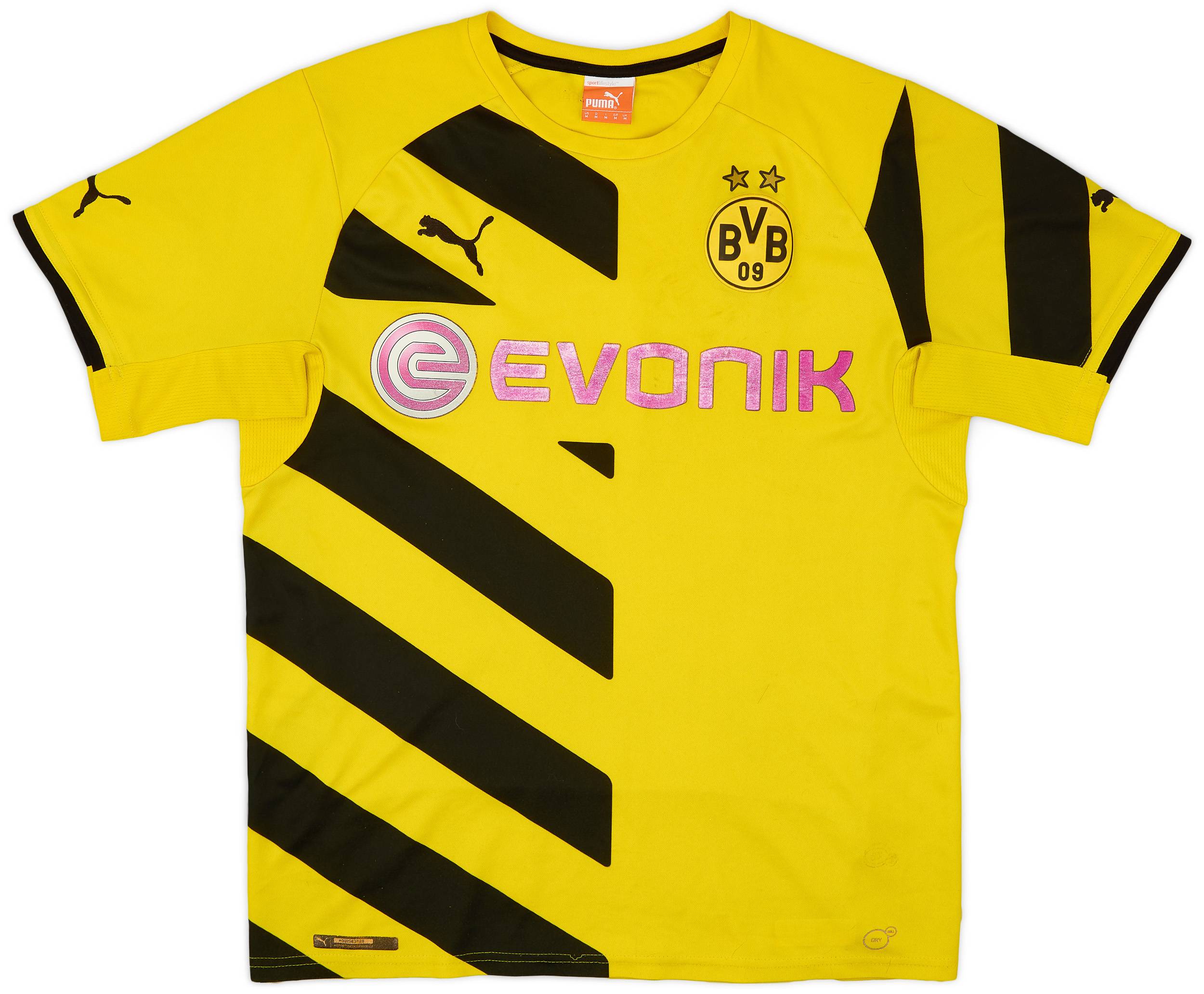 2014-15 Borussia Dortmund Home Shirt - 4/10 - (M)