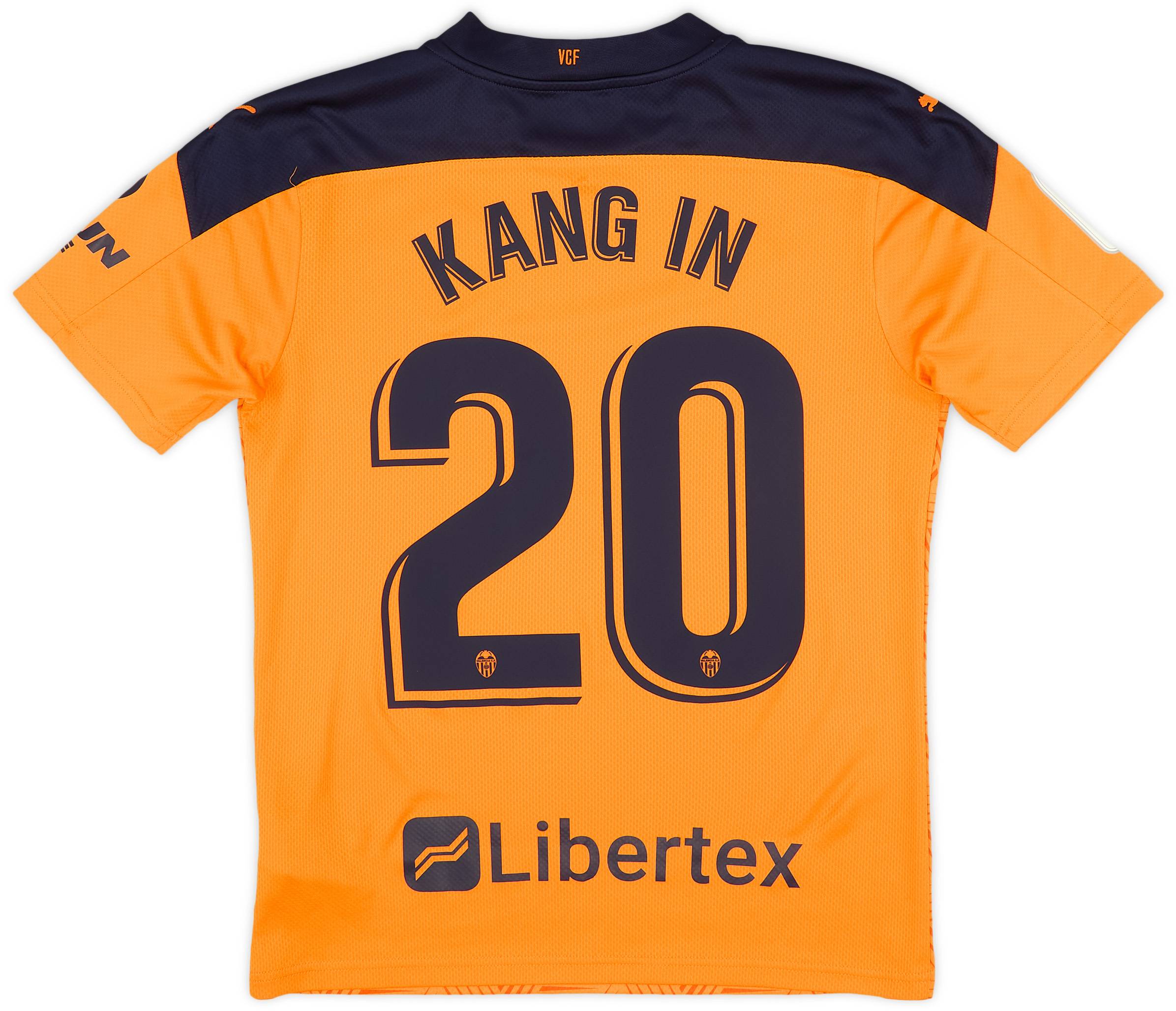 2020-21 Valencia Away Shirt Kang In #20 - 10/10 - (S)