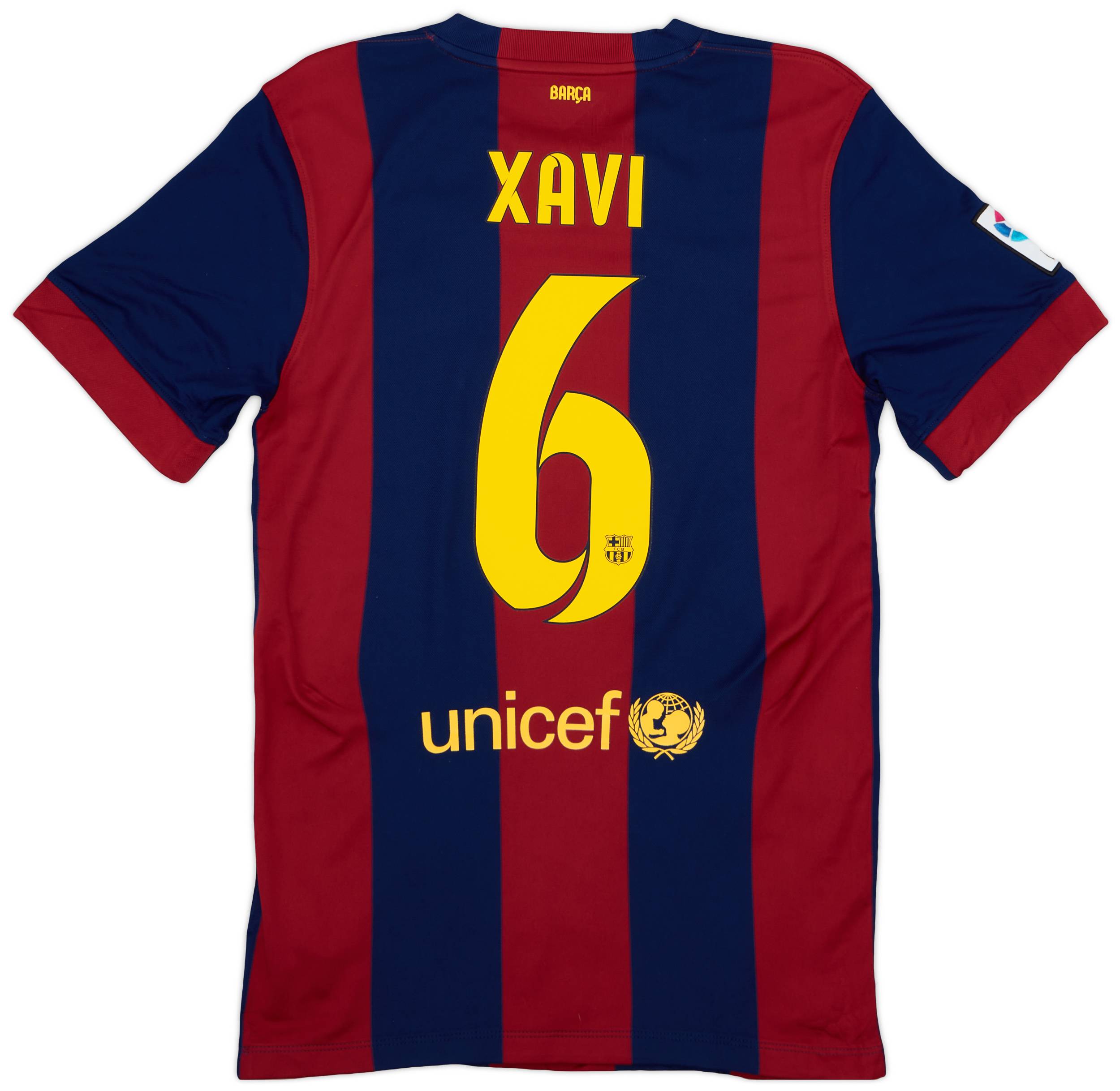 Official Authentic Nike Dri Fit Xavi #6 Barcelona 2014/2015