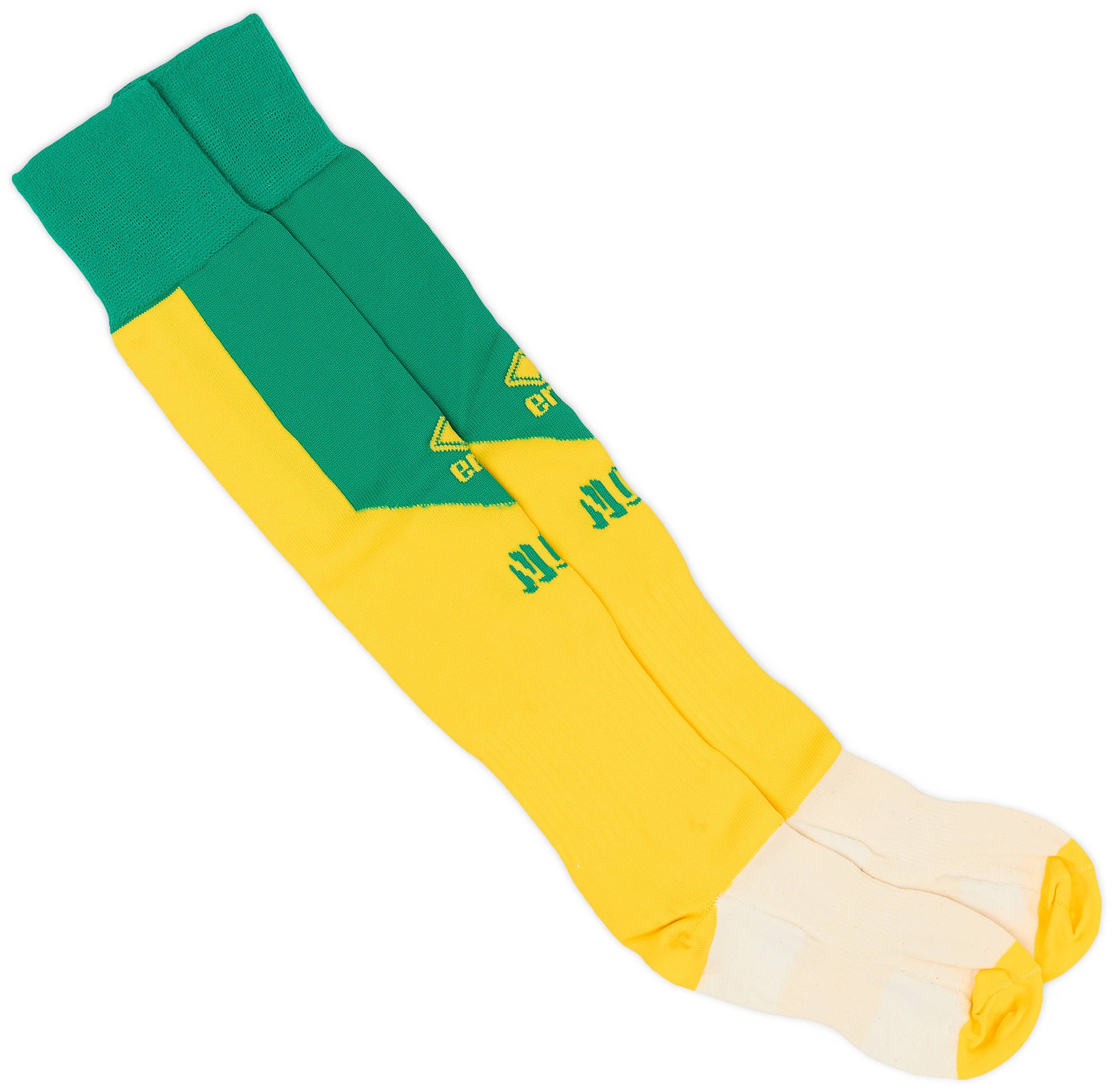 2014-15 Norwich Home Socks (Adults)