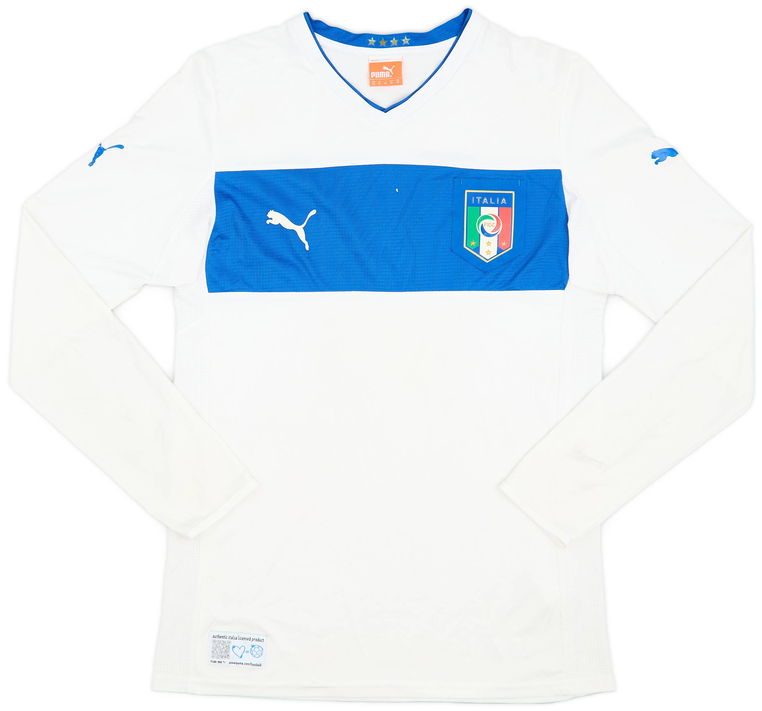 2012-13 Italy Away L/S Shirt - 4/10 - (M)