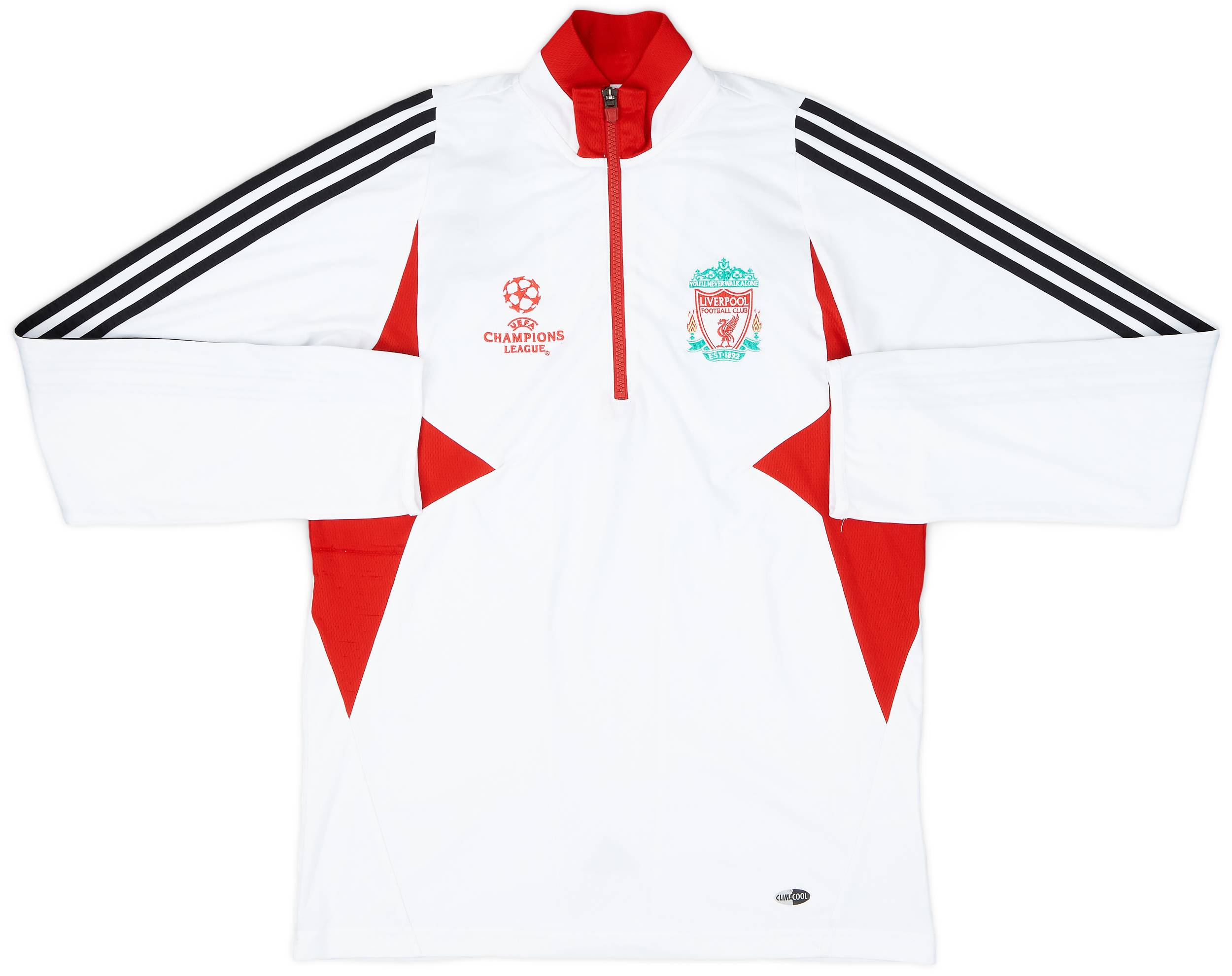2007-08 Liverpool adidas CL Track Jacket - 8/10 - (M)
