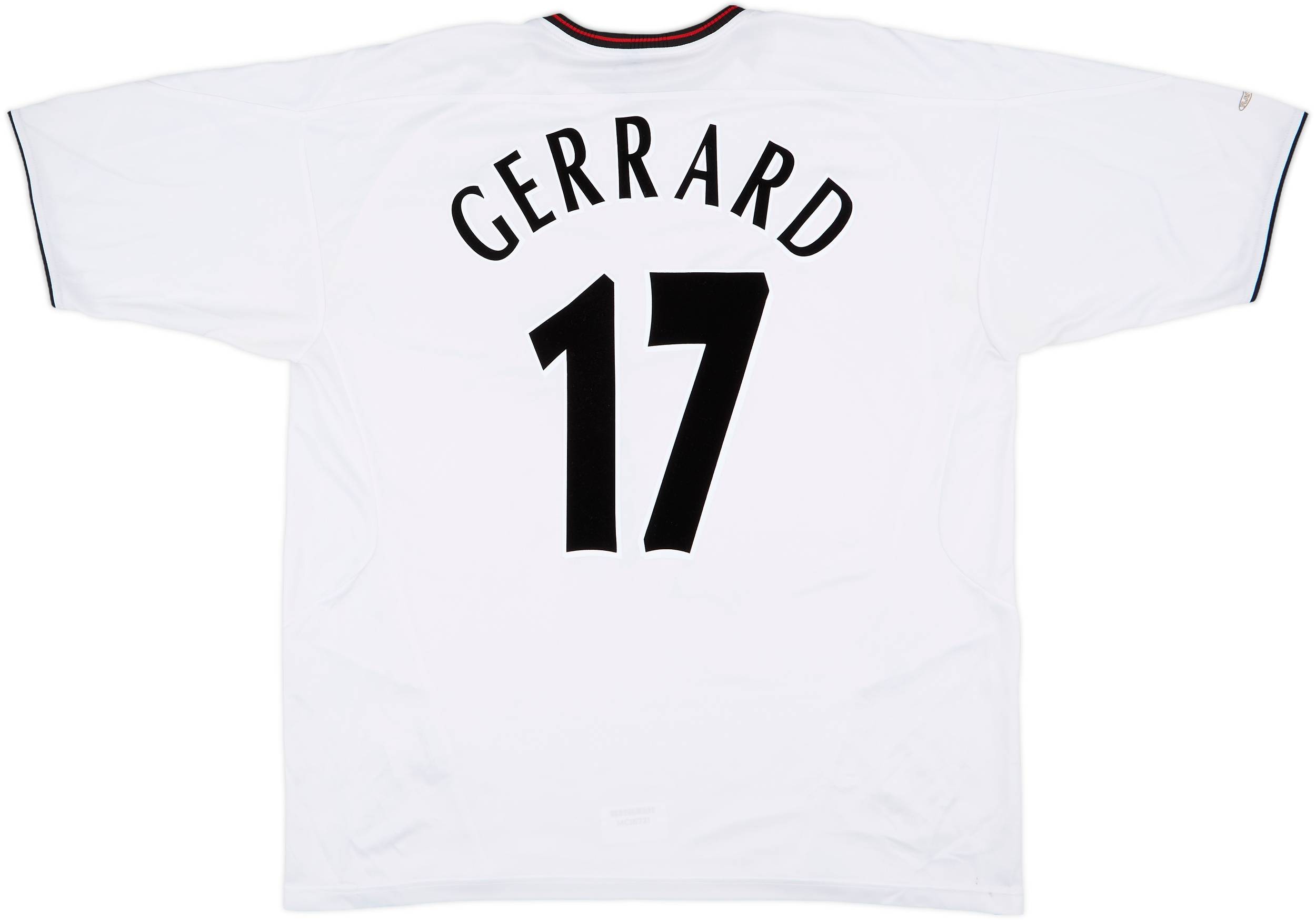 2003-04 Liverpool Away Shirt Gerrard #17 - 5/10 - (XXL)