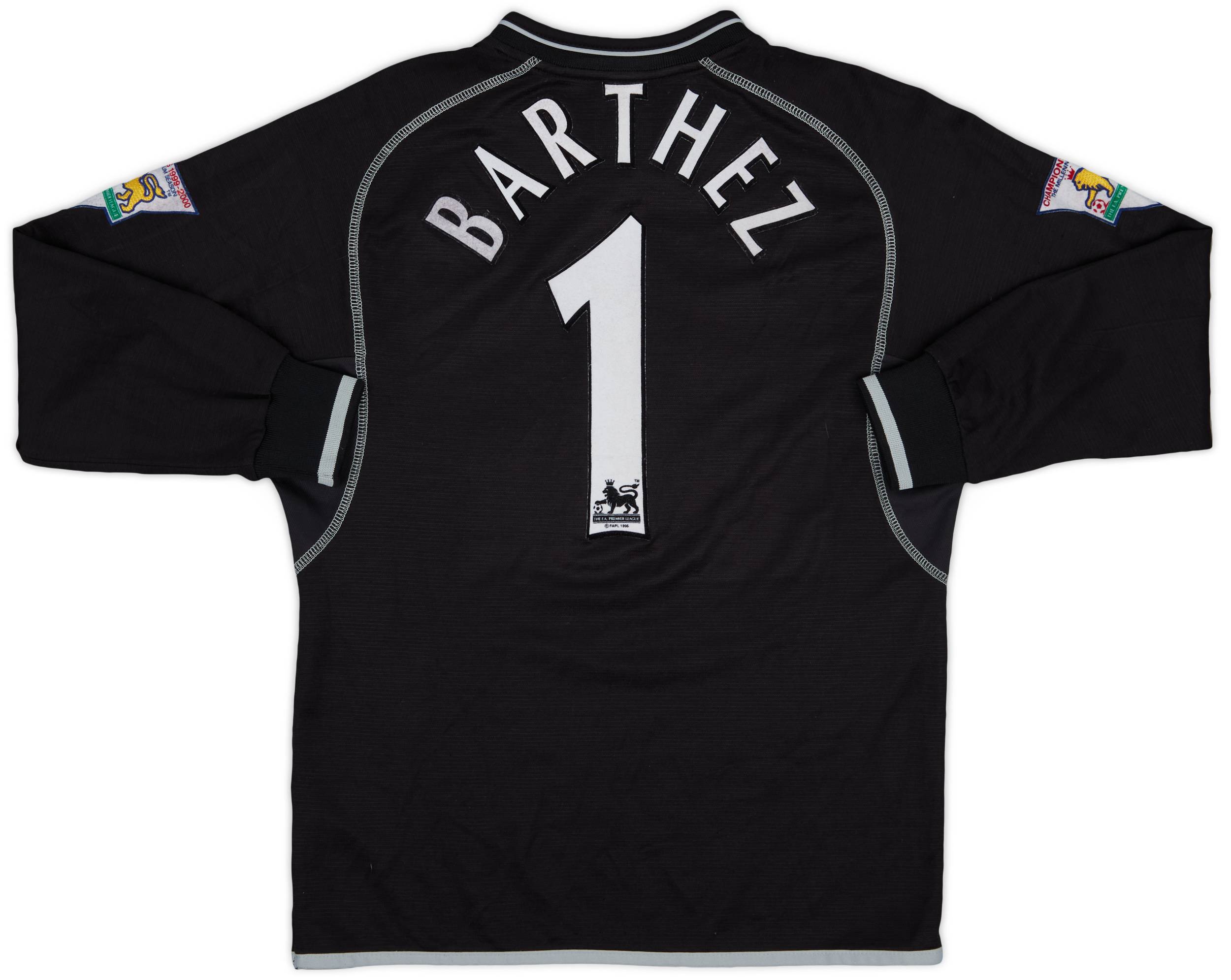 2000-02 Manchester United GK Shirt Barthez #1 - 8/10 - (L.Boys)