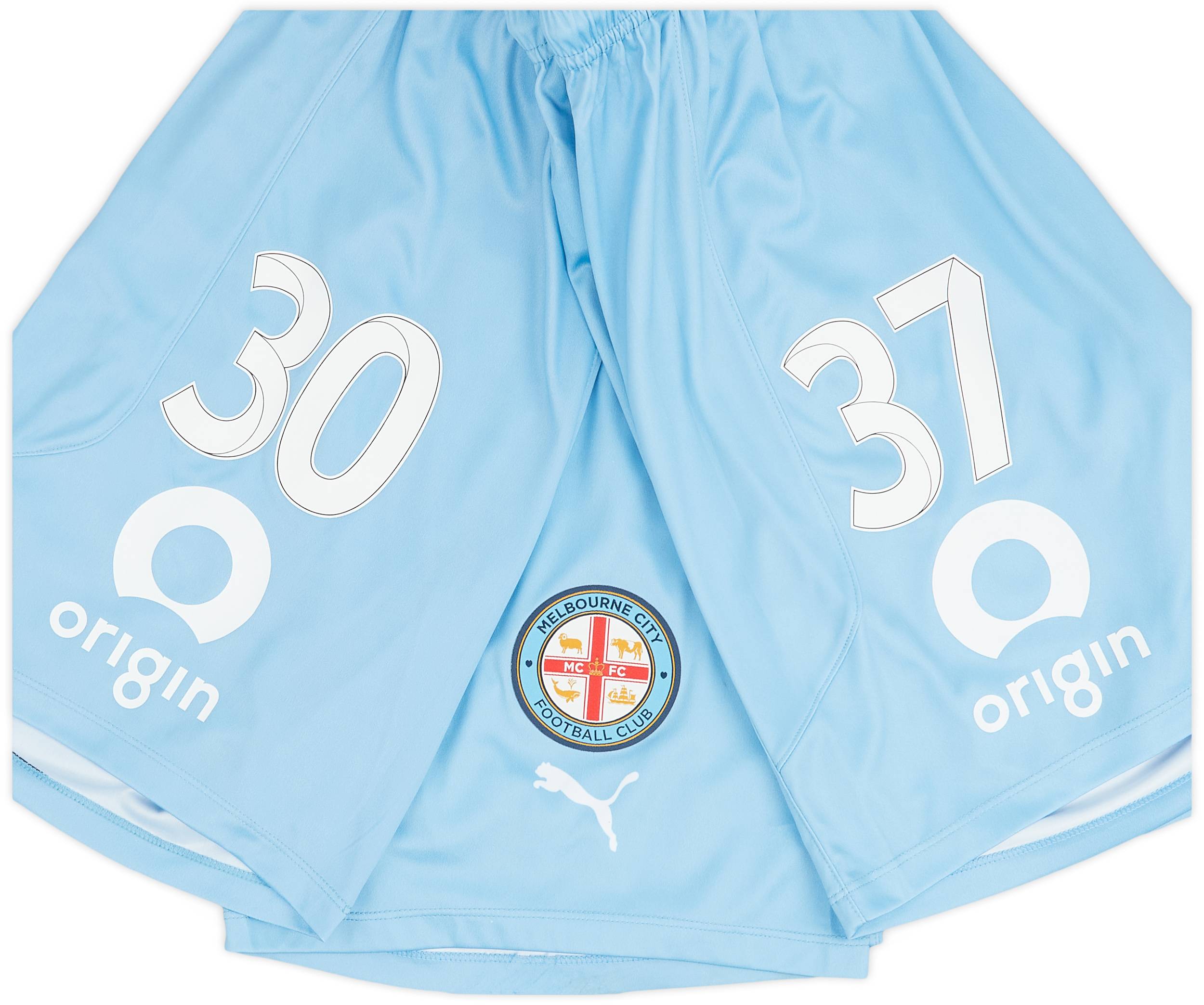 2021-22 Melbourne City Match Issue Home Shorts  # - 8/10