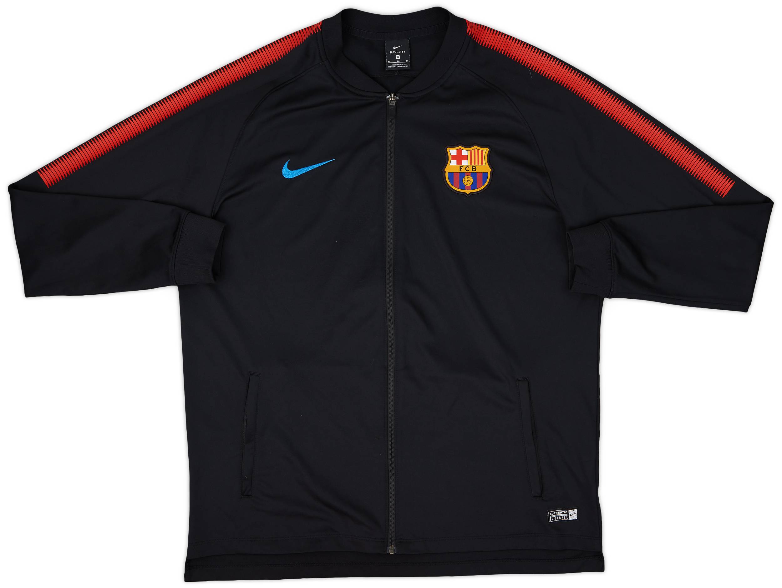 2017-18 Barcelona Nike Track Jacket - 9/10 - (XL)