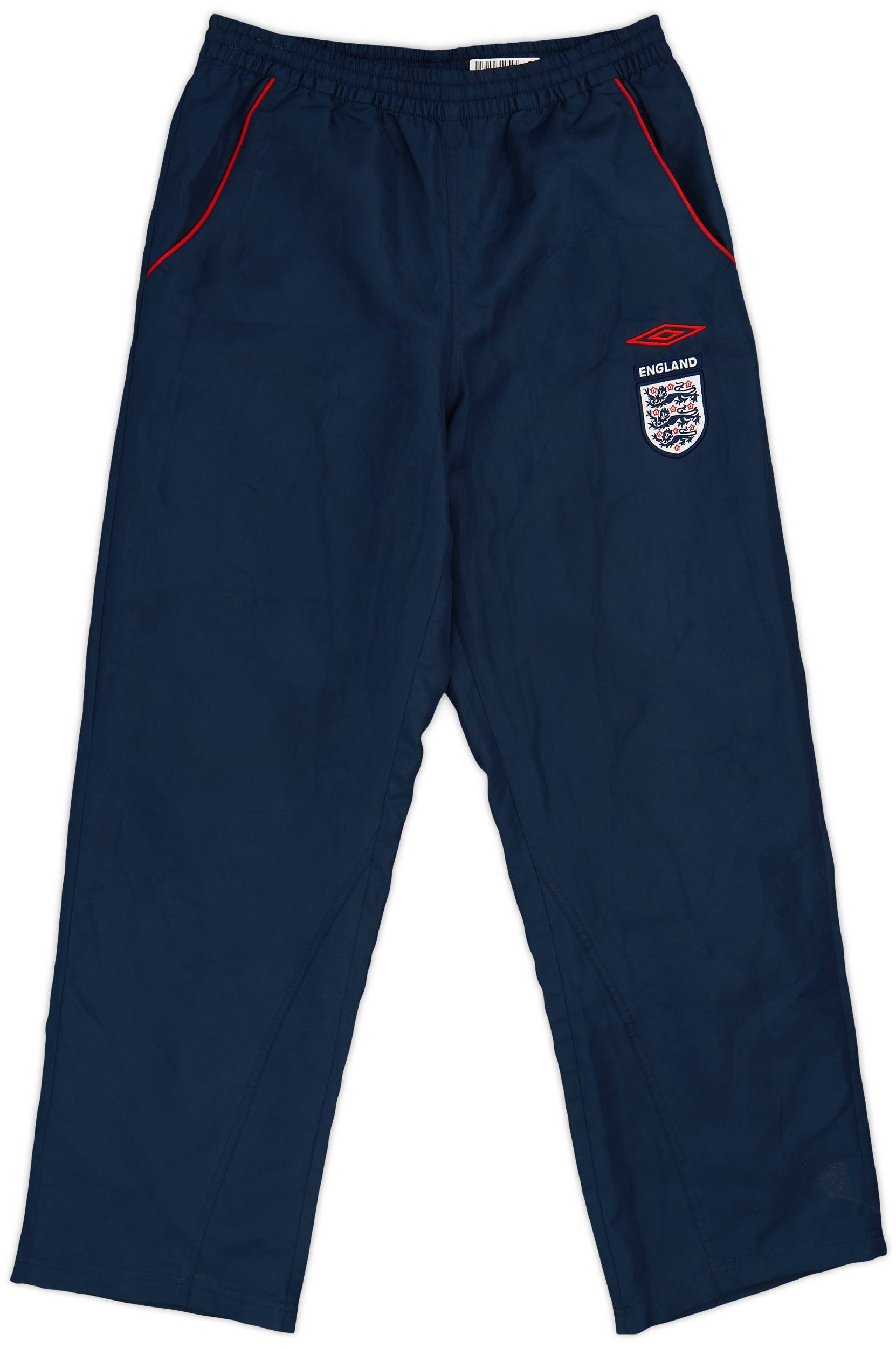 2005-07 England Umbro Track Pants/Bottoms - 6/10 - (S)